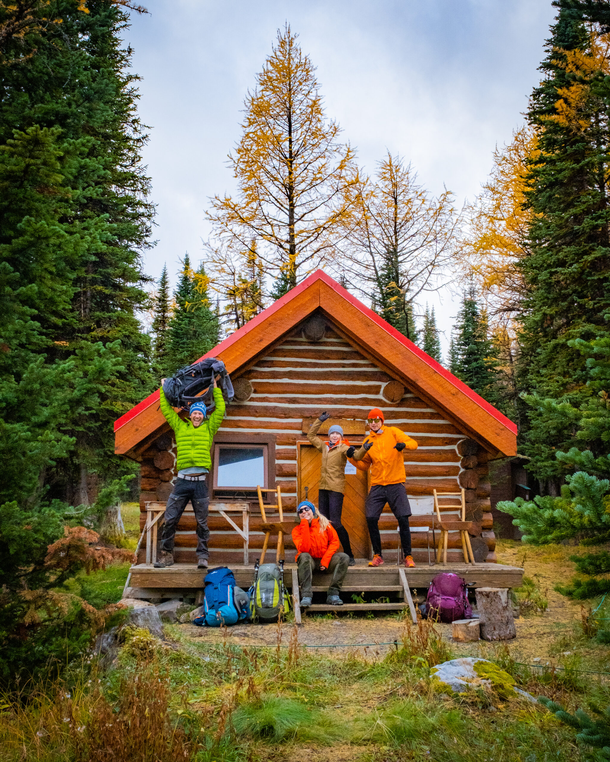 camping at the naiset huts