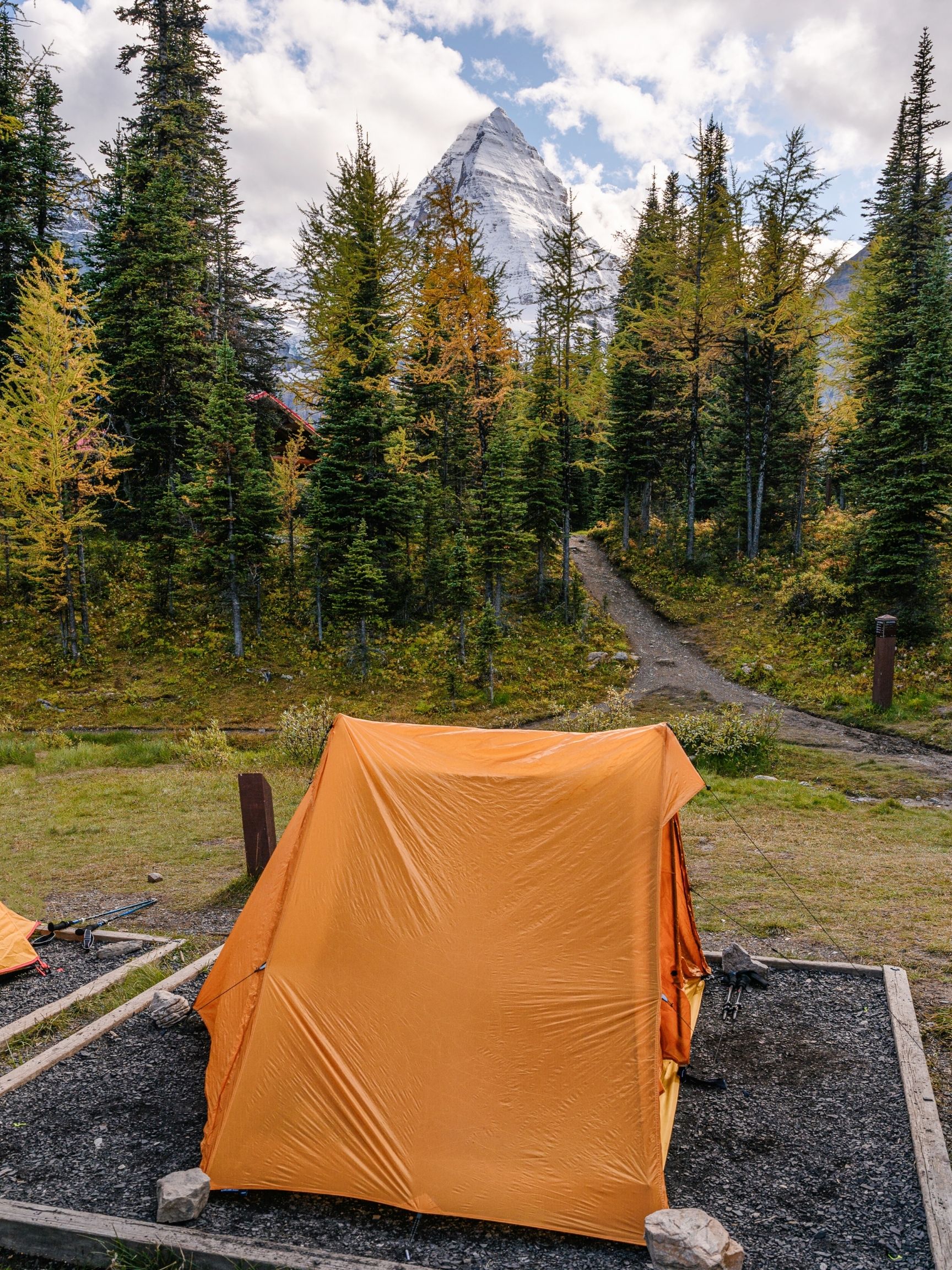 Mount Assiniboine and Tent