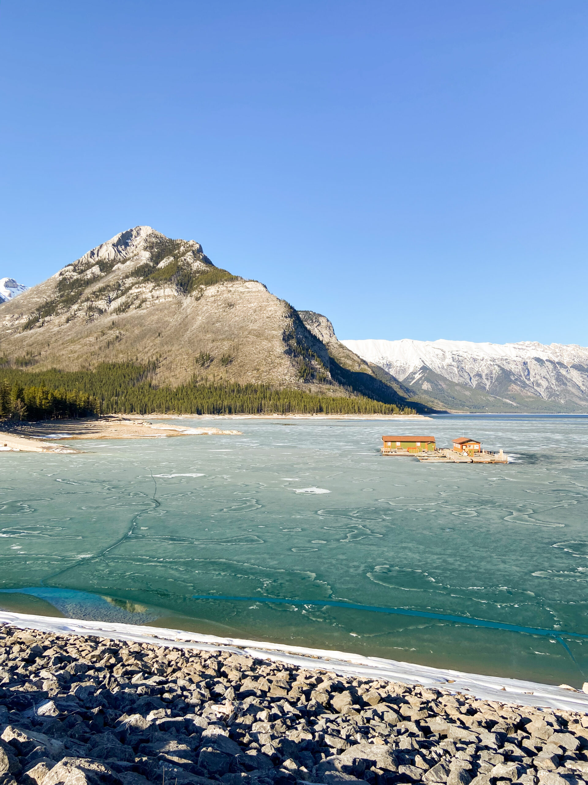 Lake Minnewanka in May