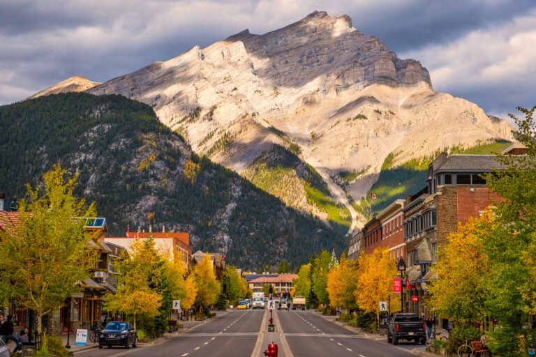 Banff Downtown in October
