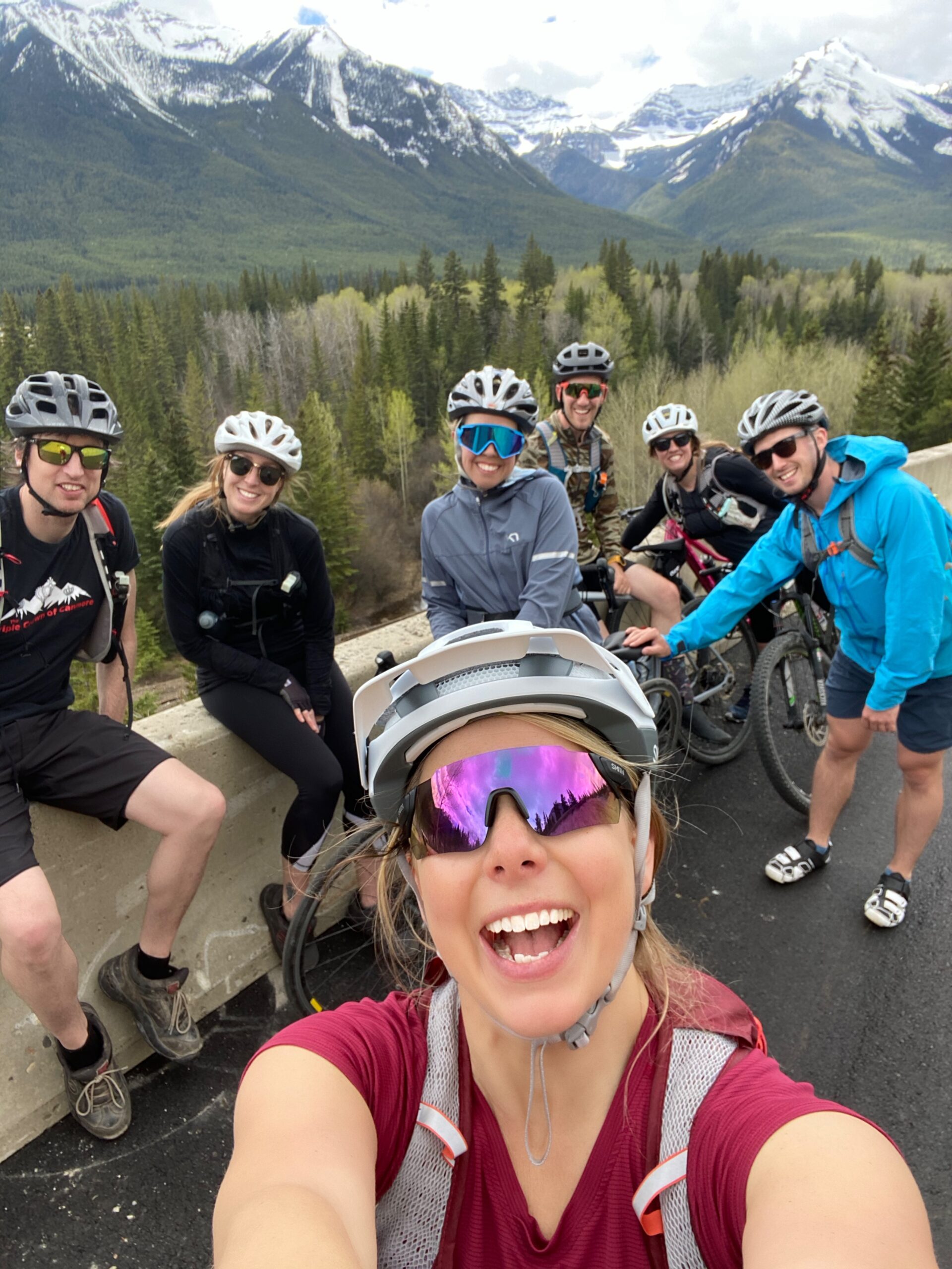 biking the bow valley parkway