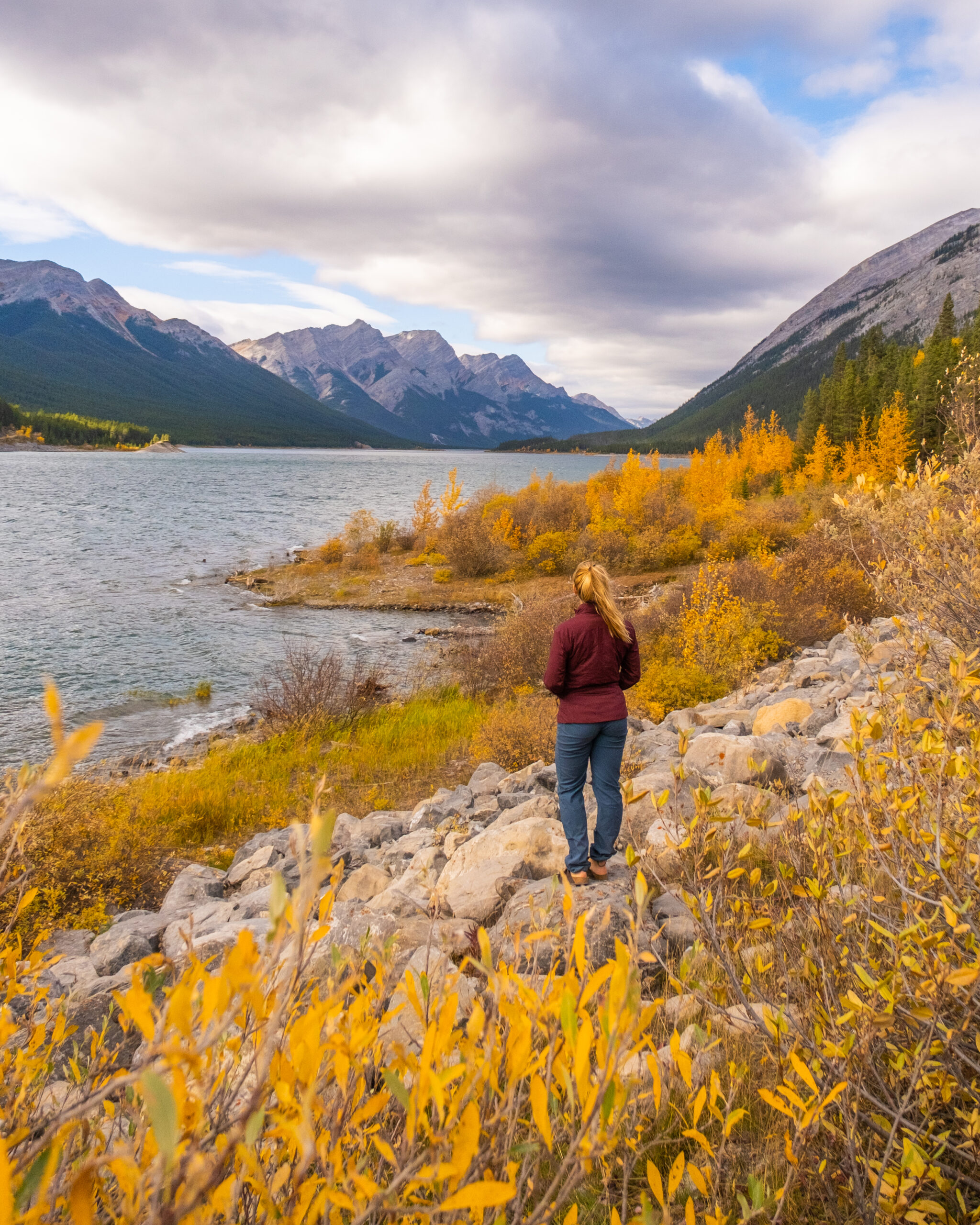 natasha along spray lakes