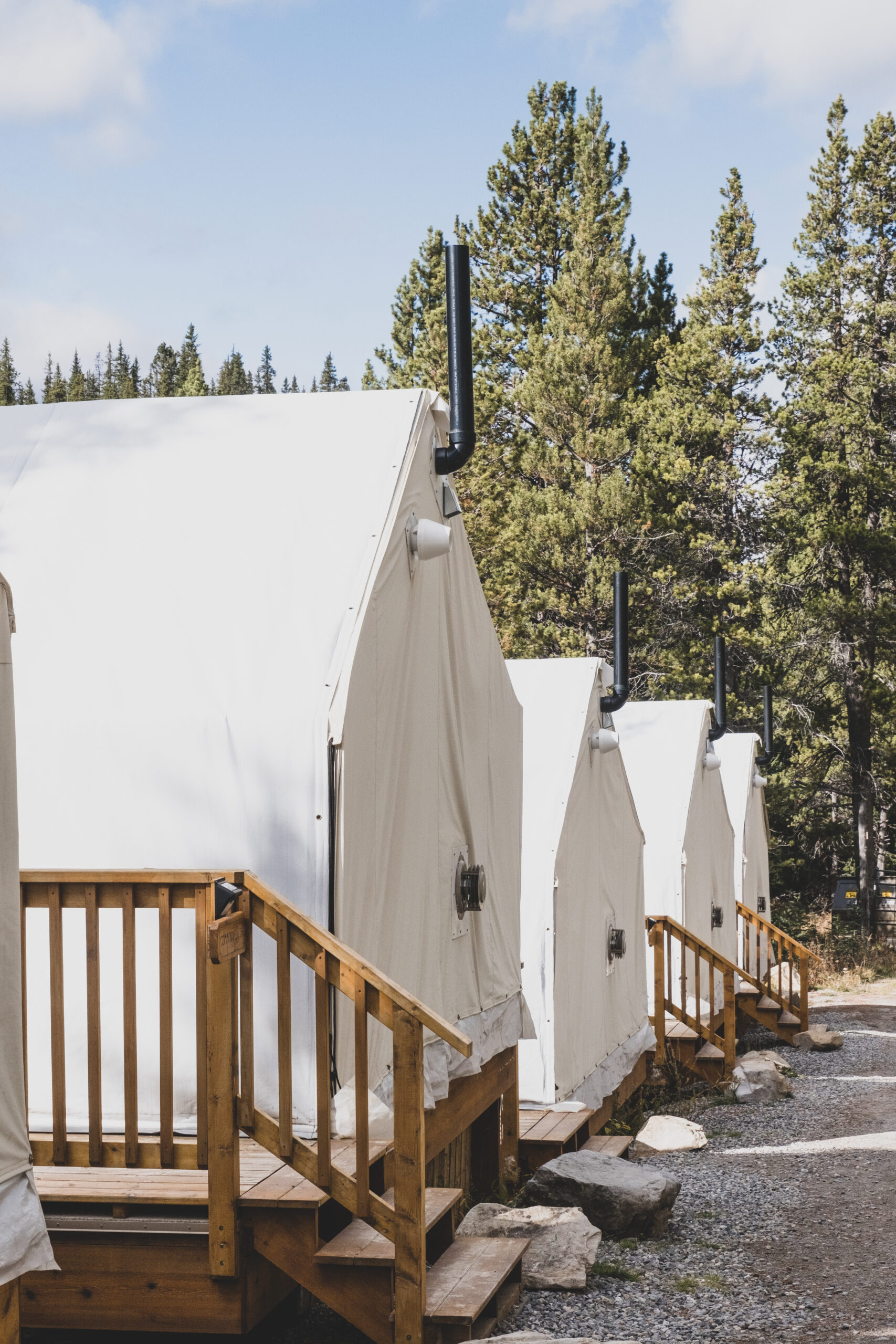 Glamping Tents at mount engadine
