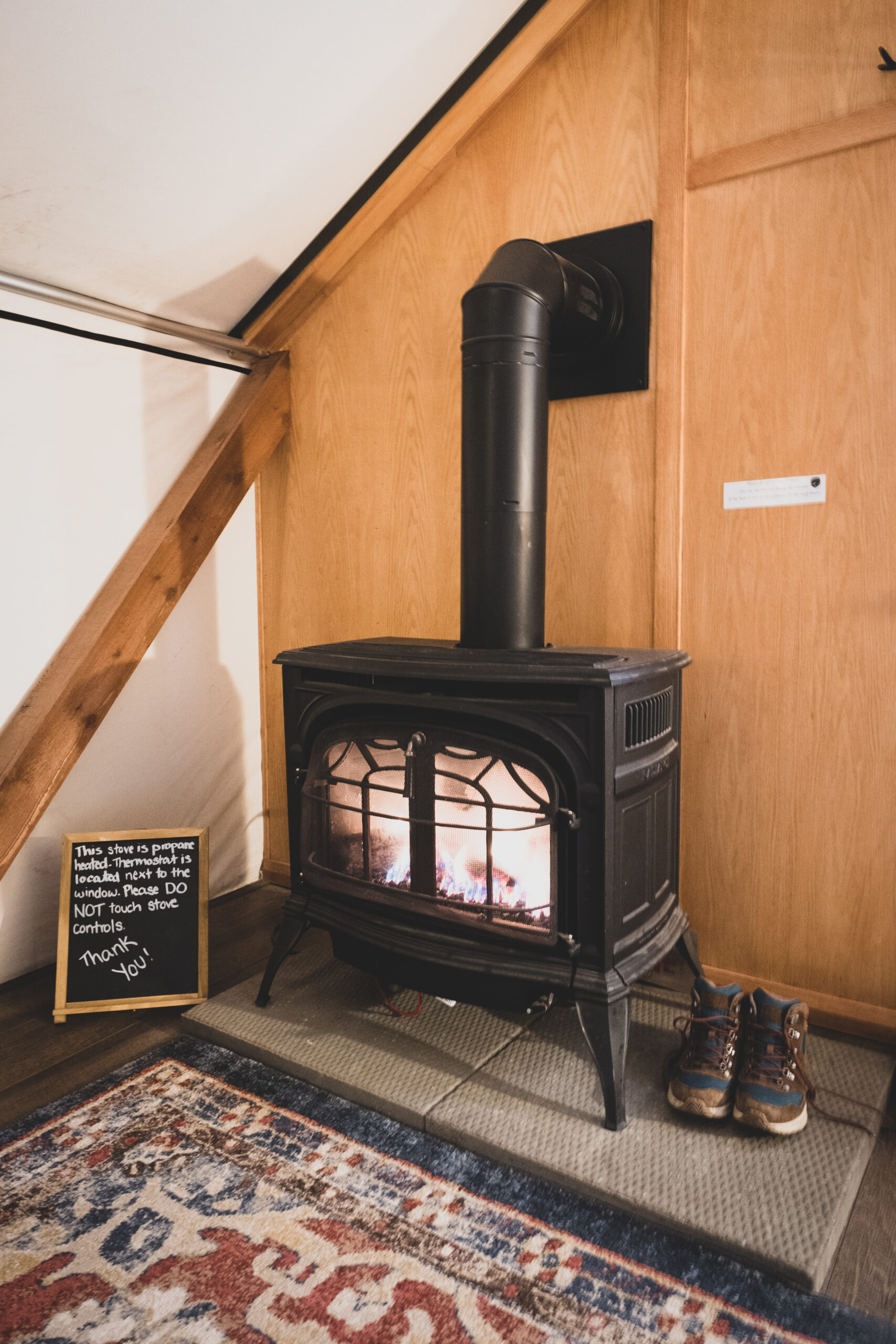 our stove at mount engadine