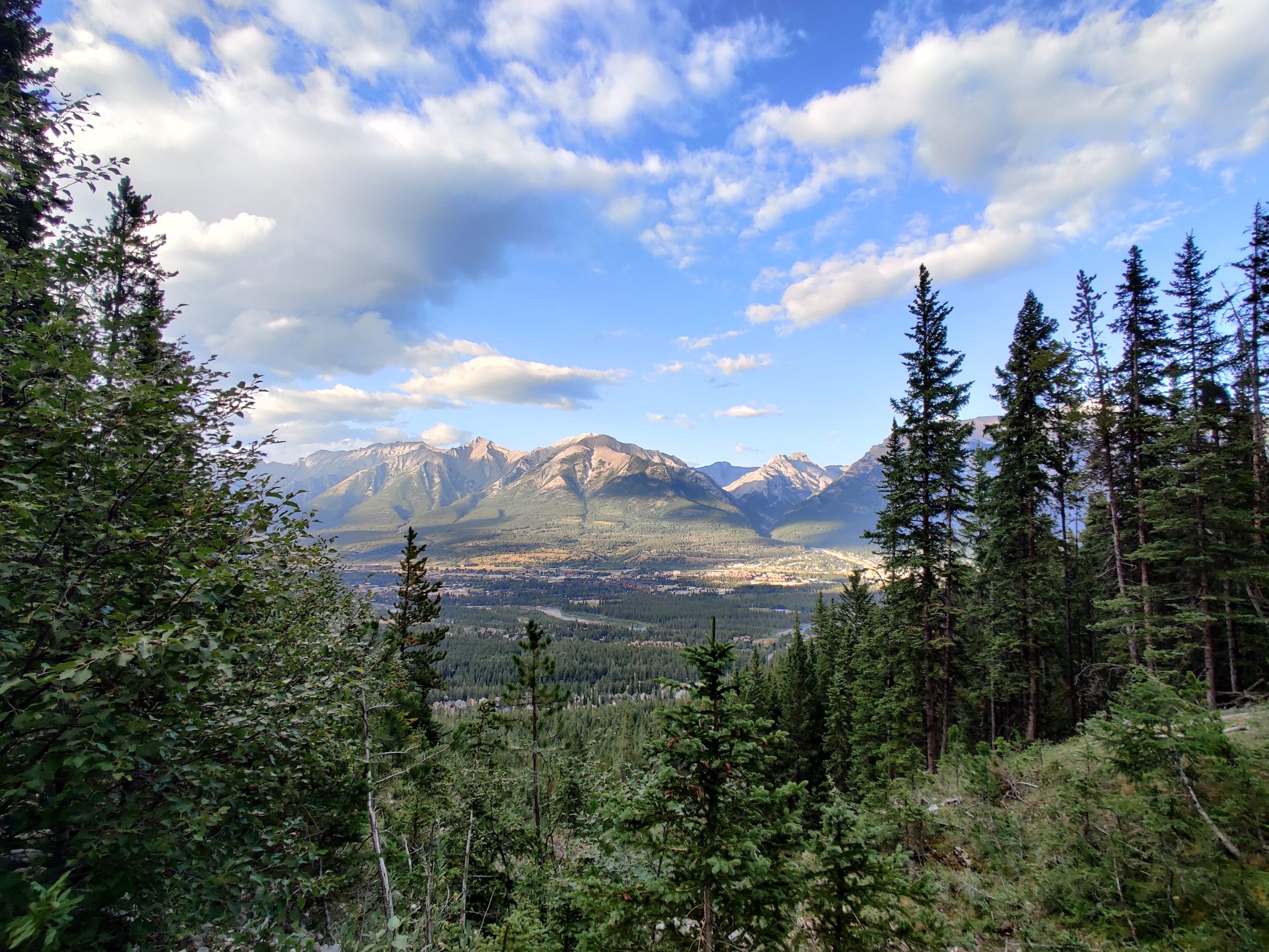 The View From The Highline Trail In Canmore