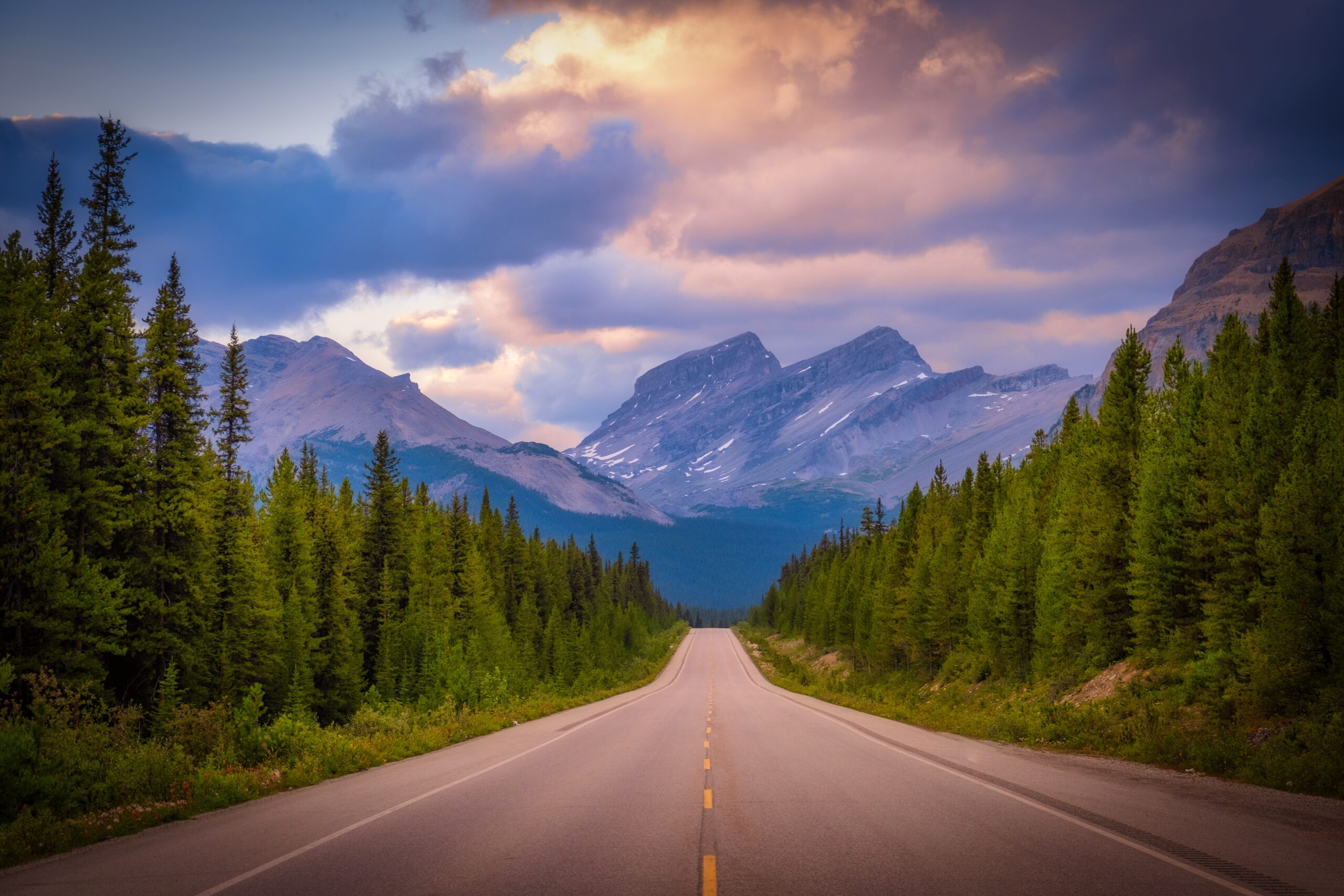 Icefields Parkway in June