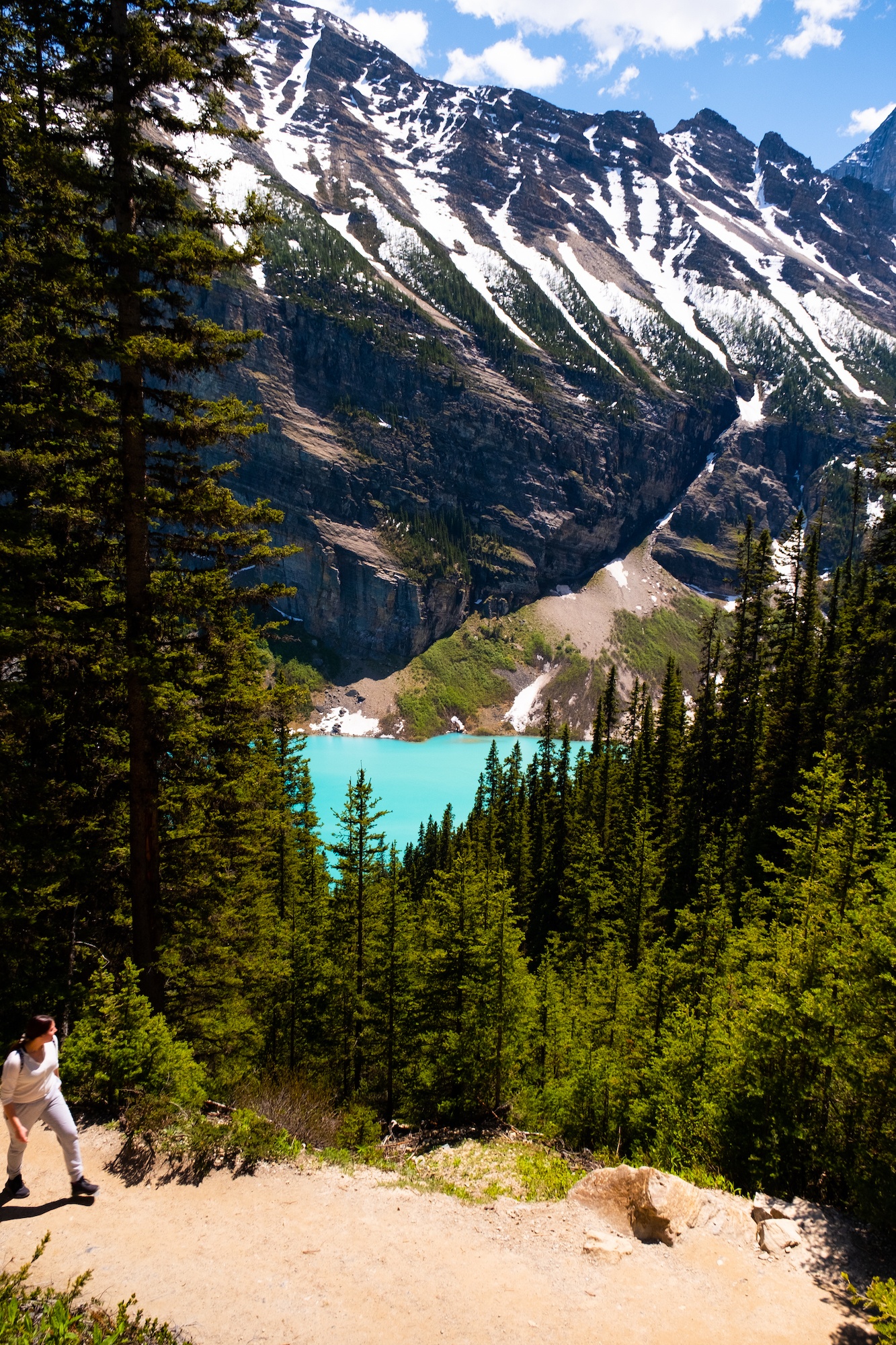 Trail to Lake Agnes