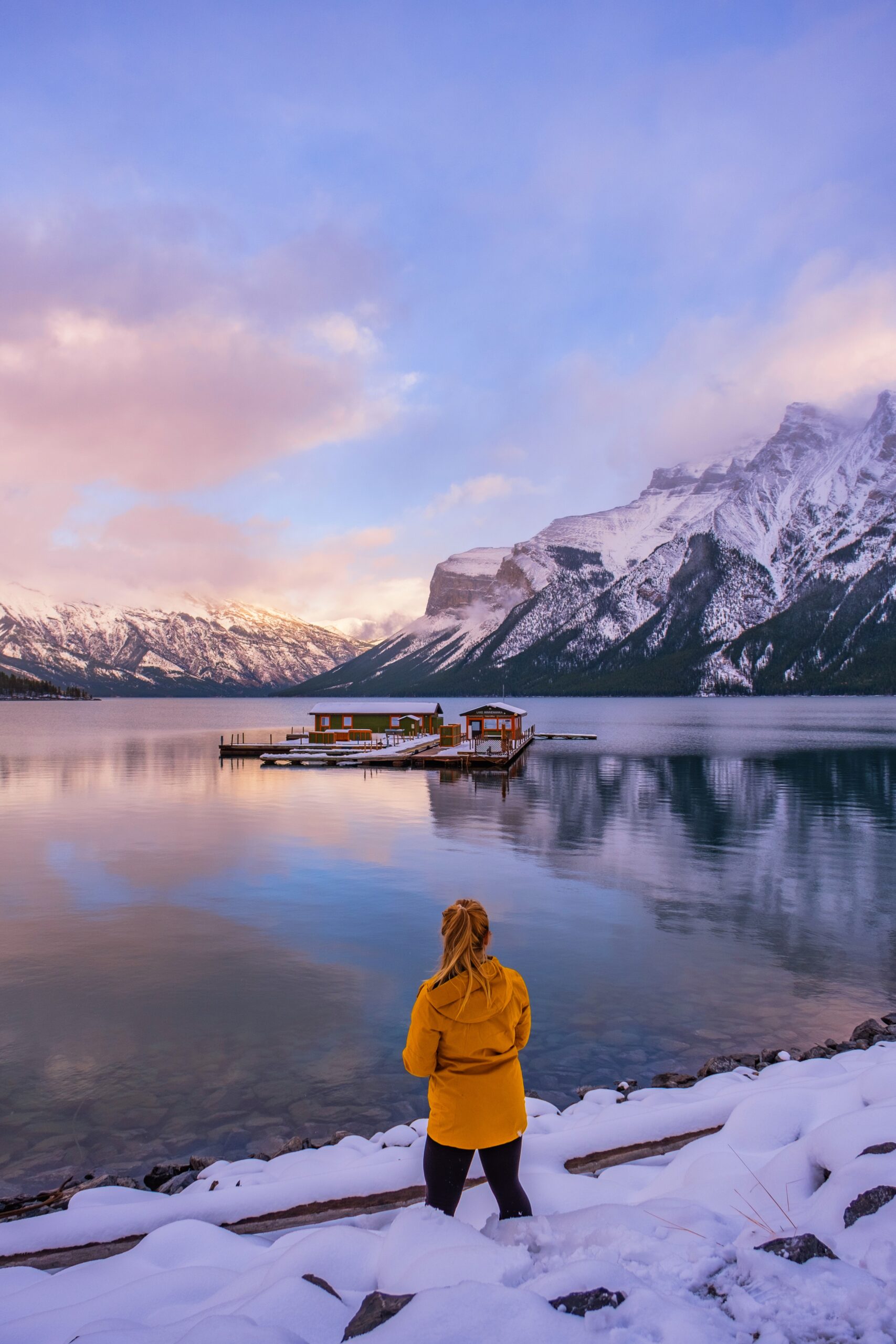 Lake Minnewanka in Banff