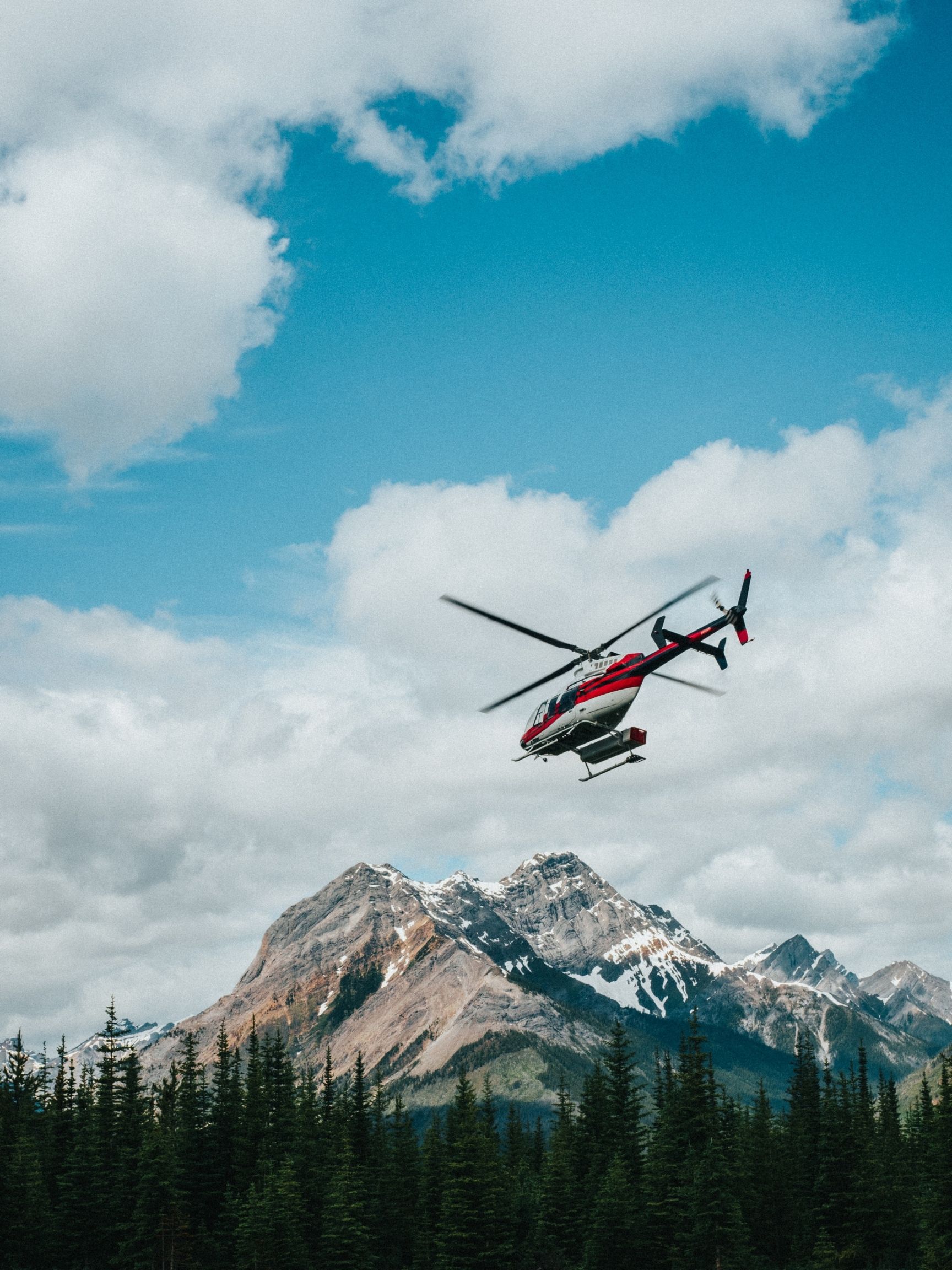 Helicopter to Mount Assiniboine