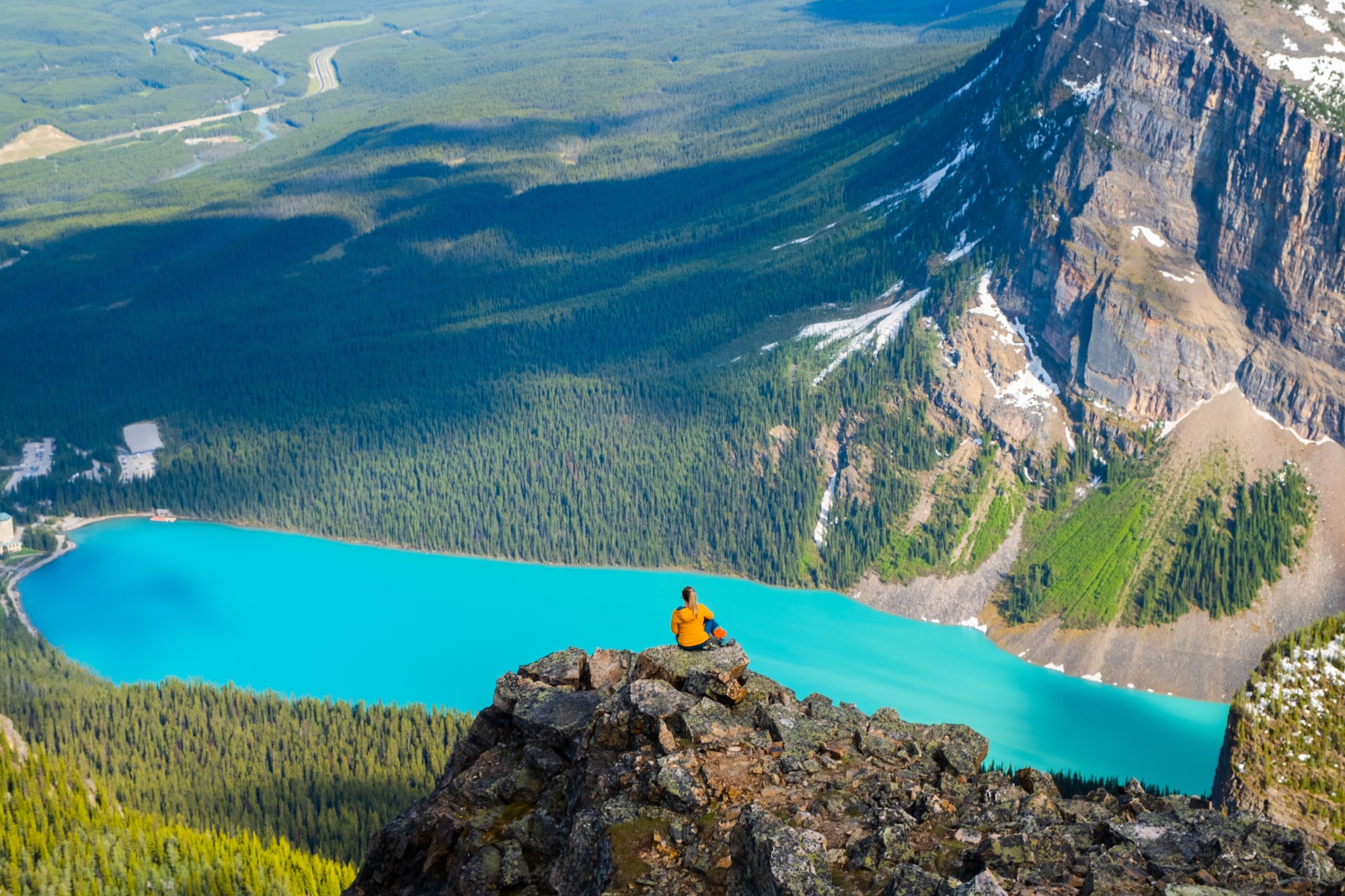 Natasha On Top Of Mount Saint Piran Above Lake Louise