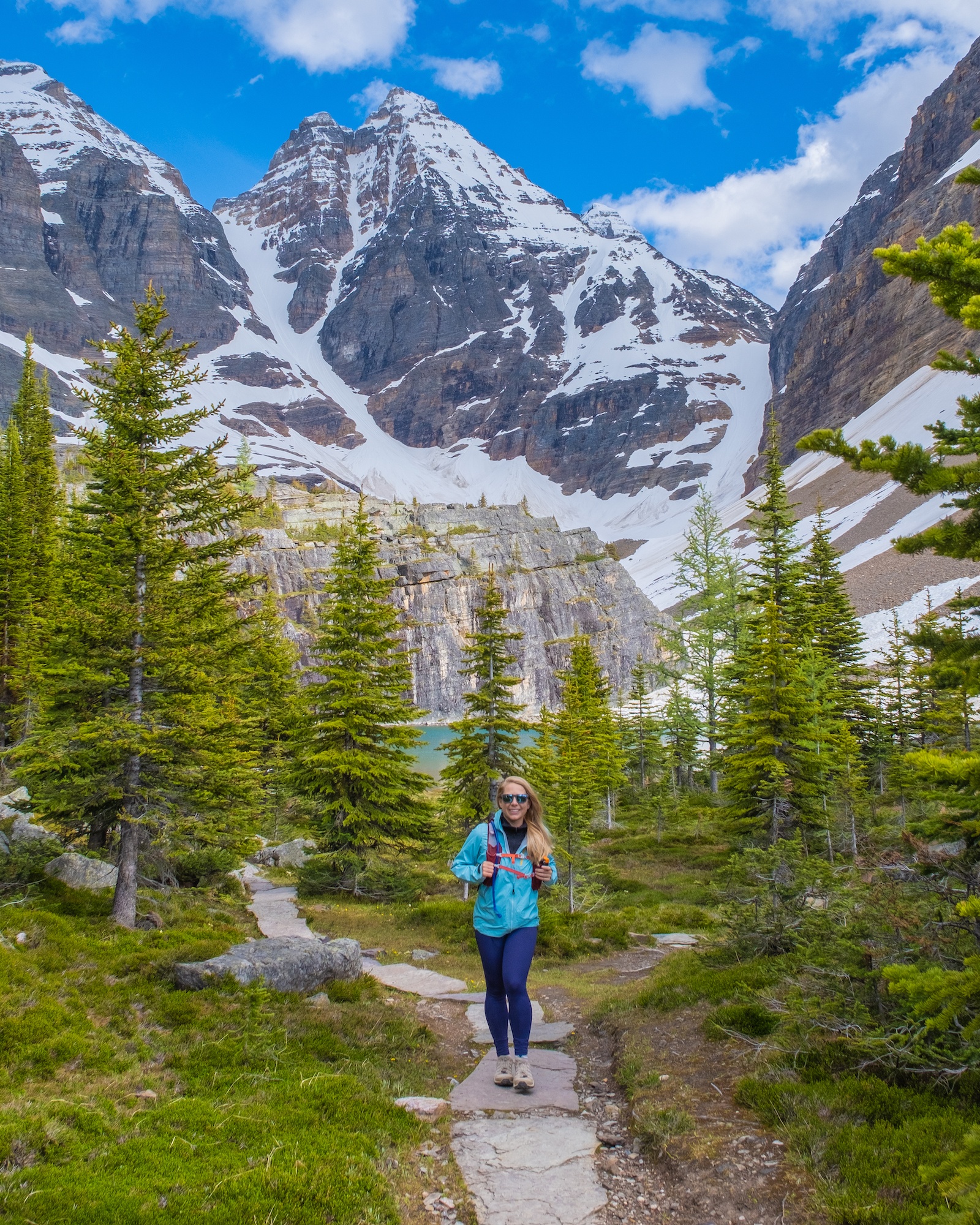 Hiking at Lake O Hara