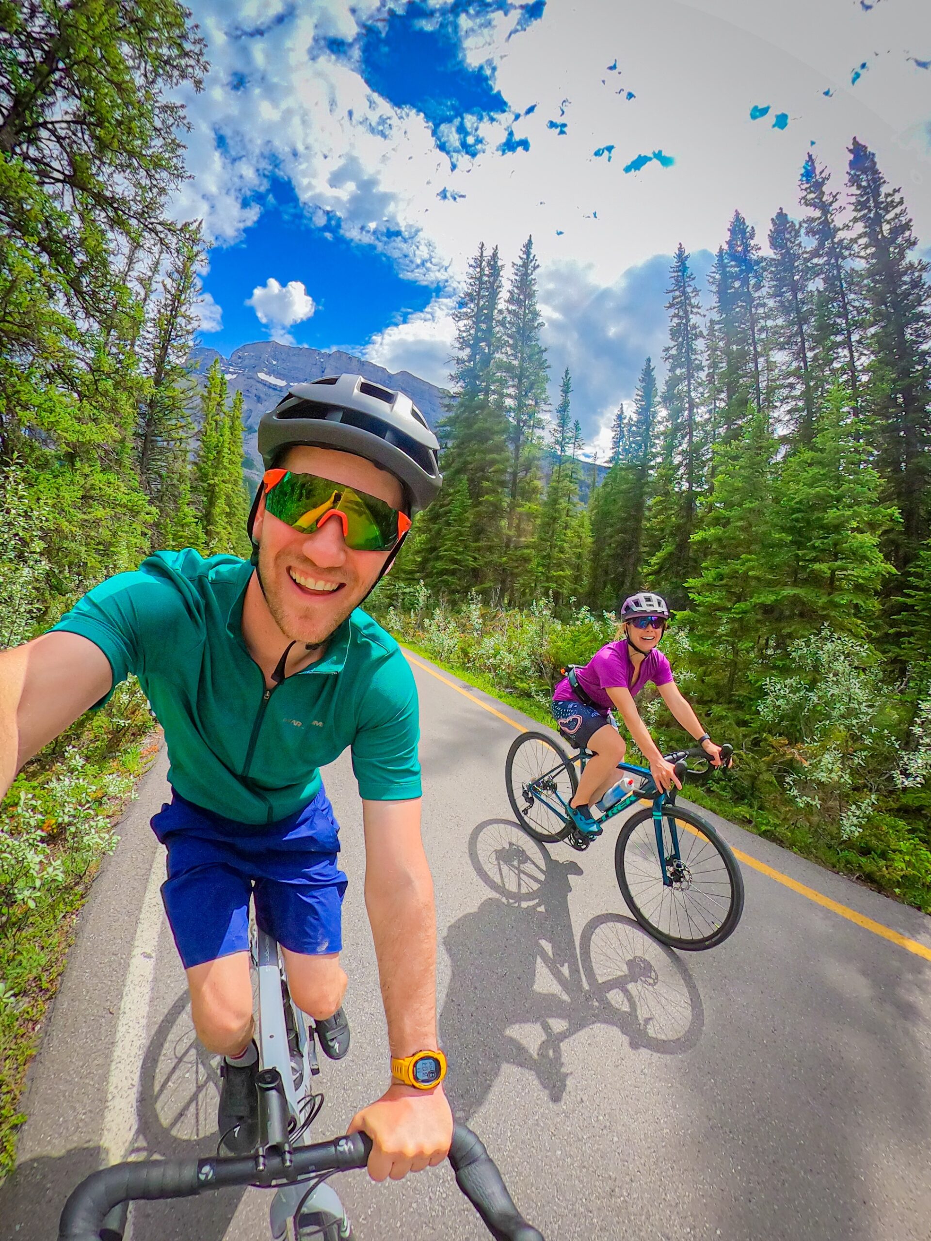Biking in Banff