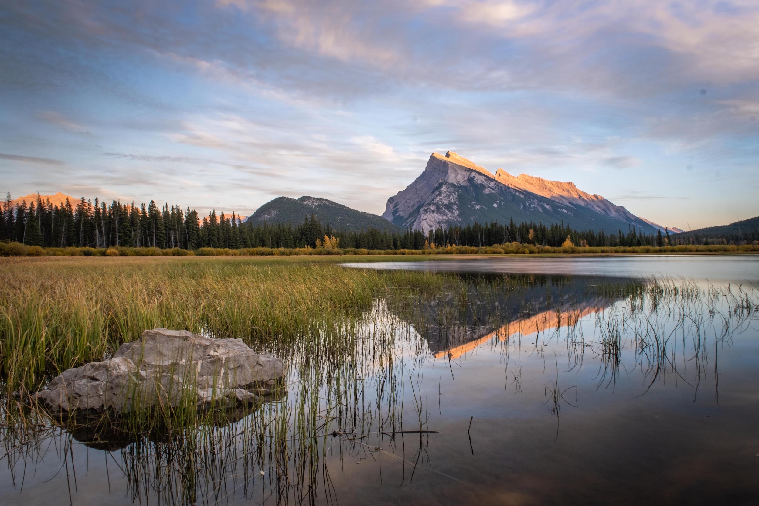 Sunset At Vermilion Lakes