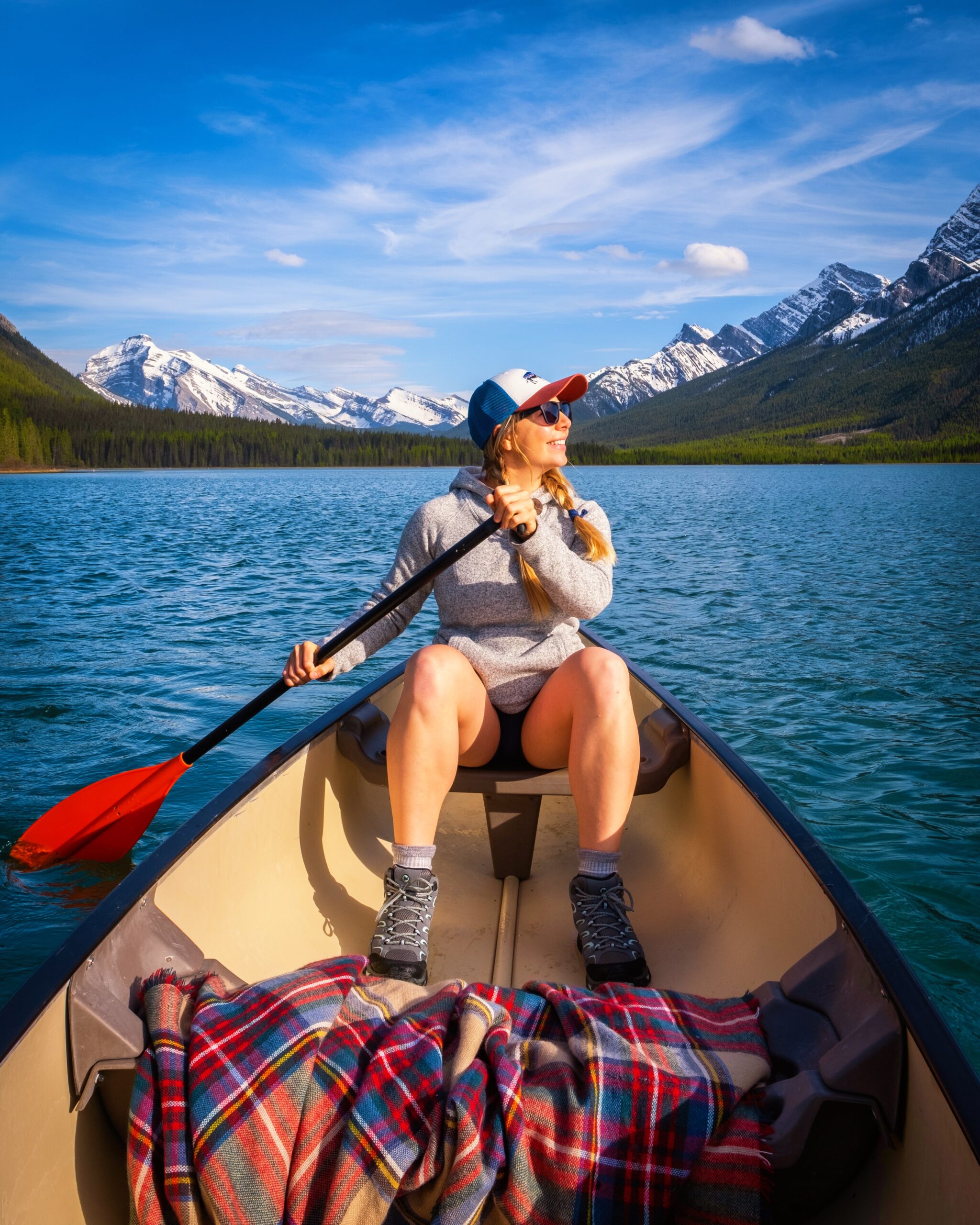 canoeing on Goat Pond