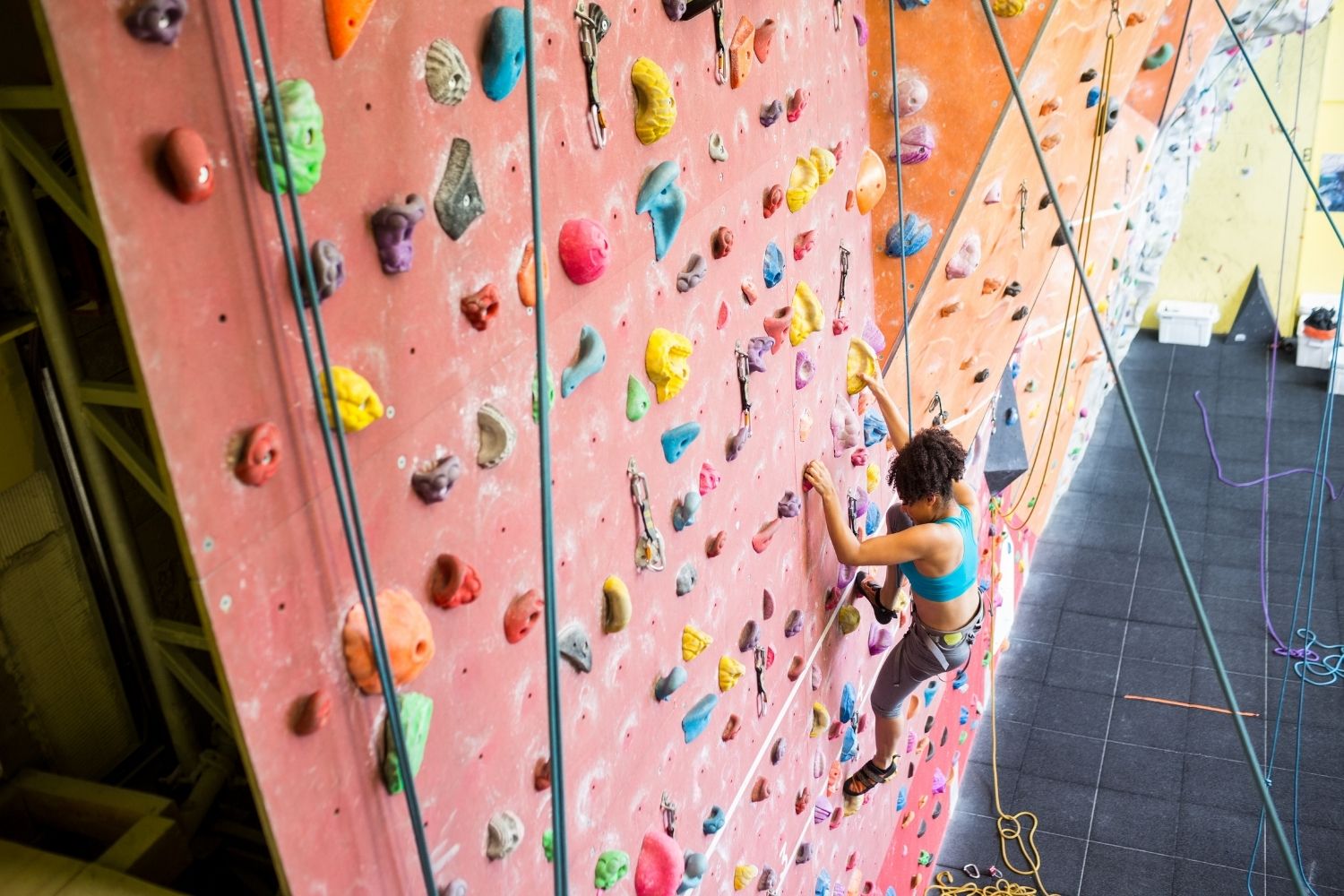 Indoor Rock Climbing at Elevation Place