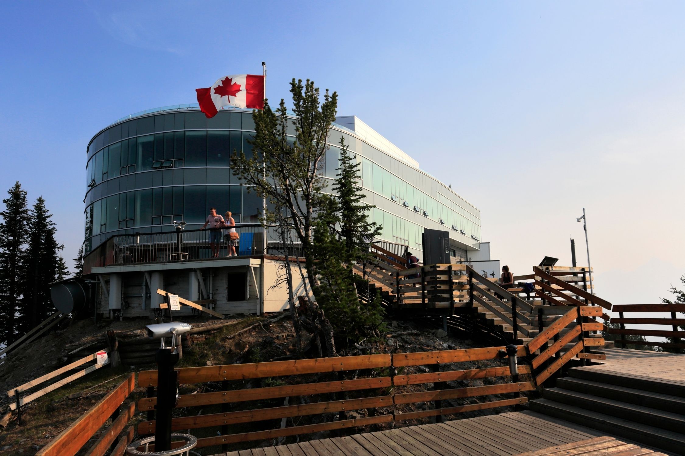 Banff Gondola Center in the summer
