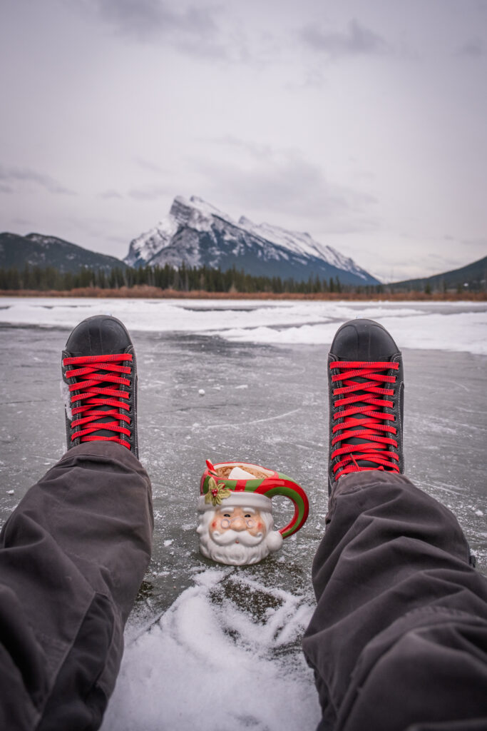 vermilion lakes skating