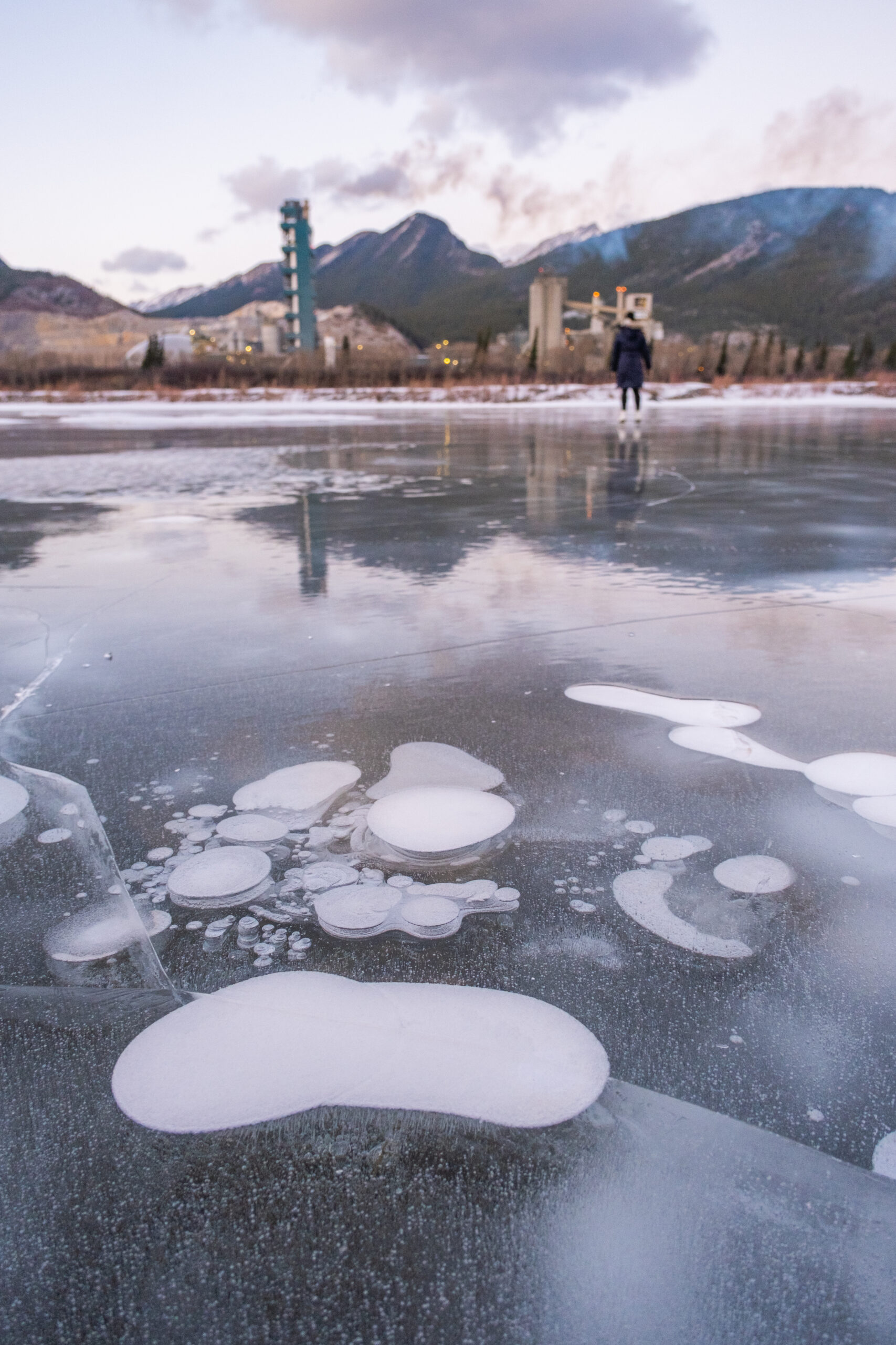 lac des arcs skating