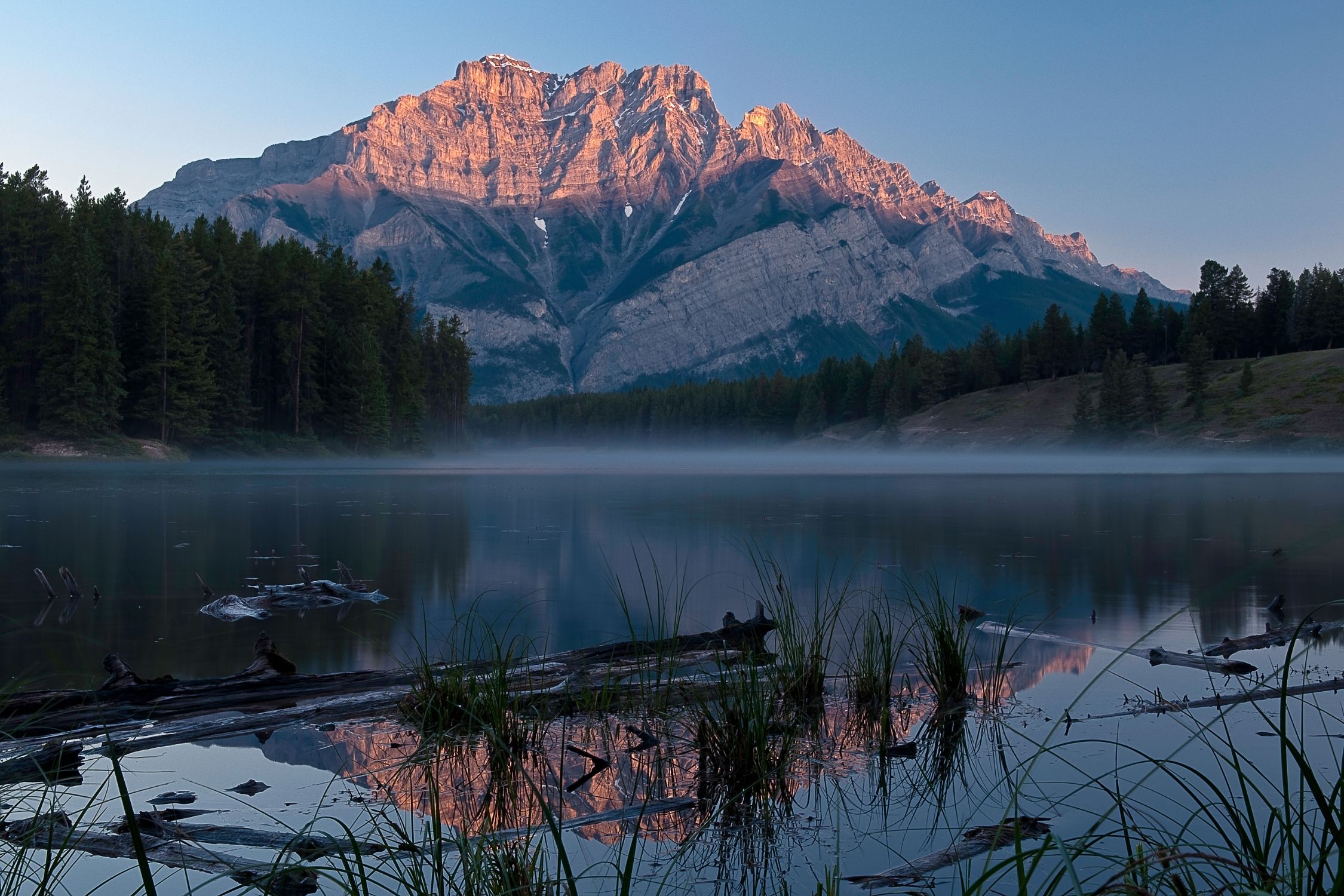 Johnson Lake At Sunrise