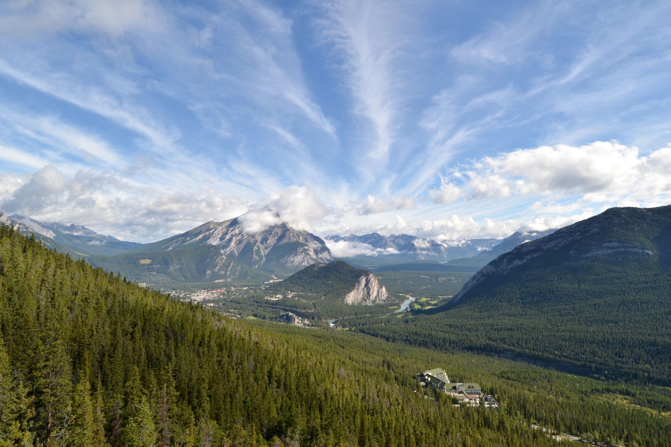 View From Banff Gondola