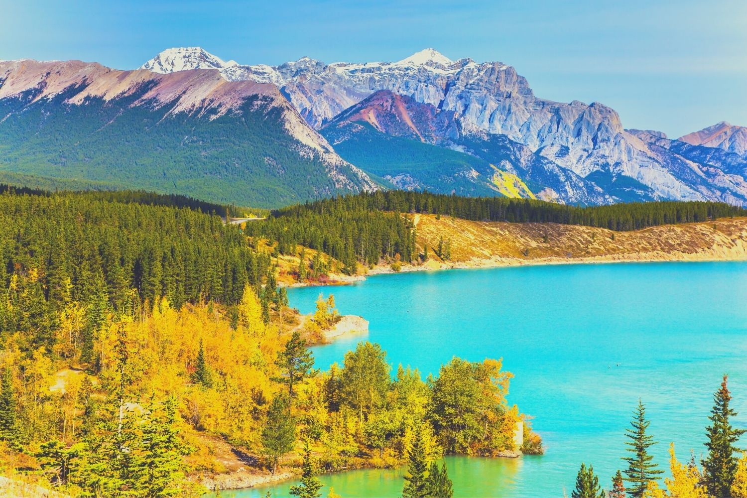 Abraham Lake in Alberta