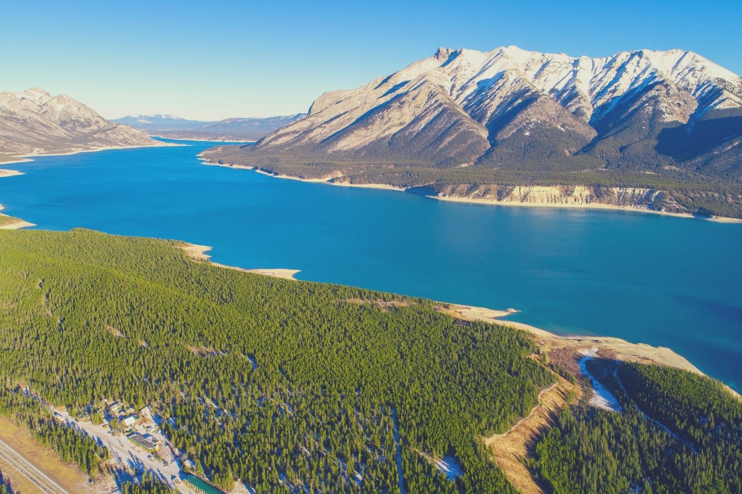 Abraham Lake in Alberta