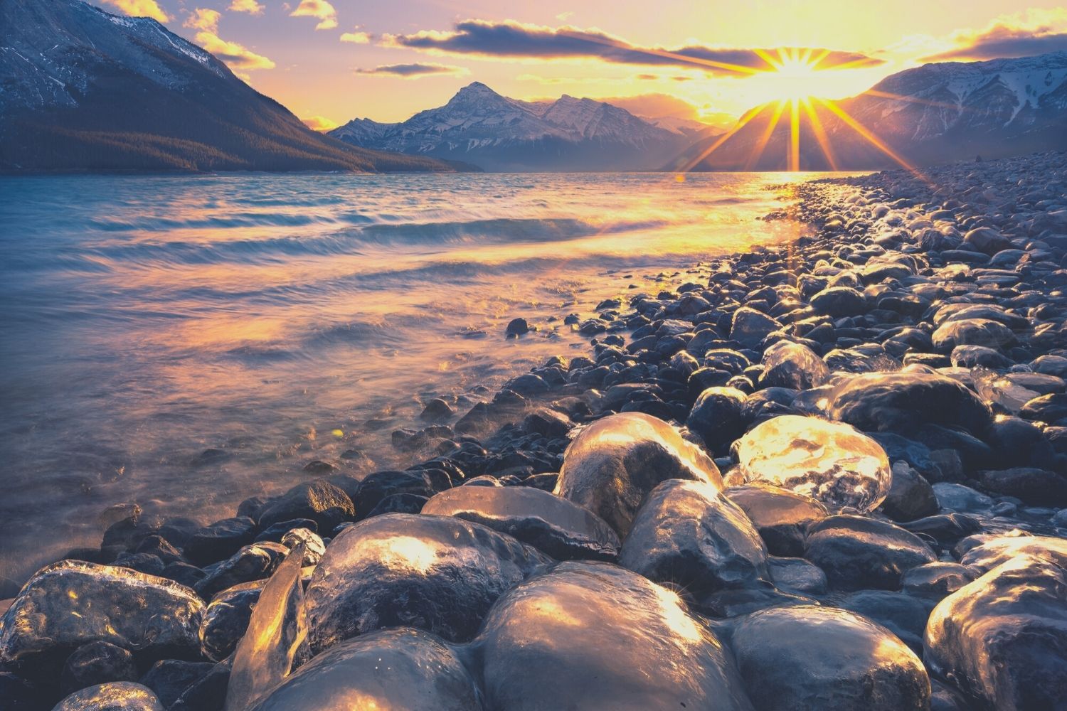 Abraham Lake in Alberta