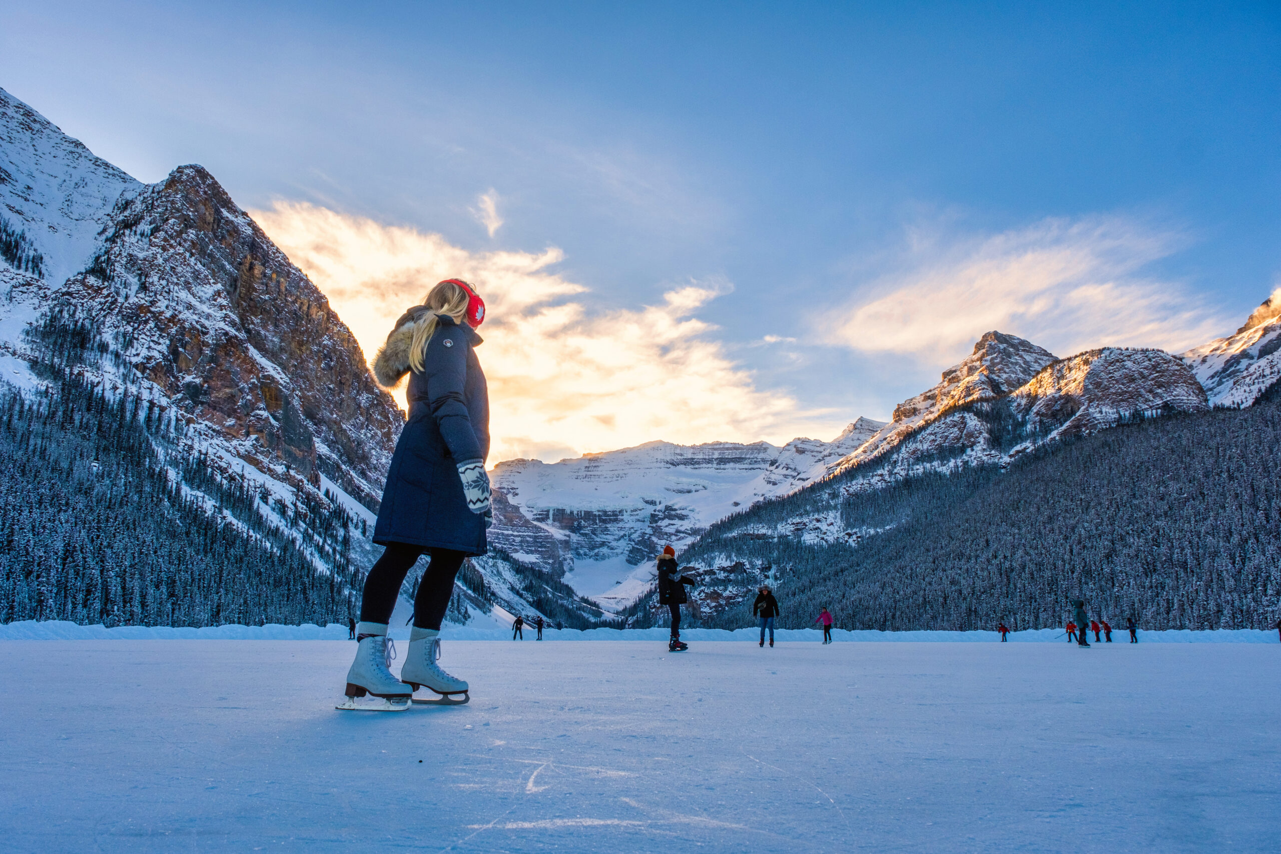 Lake Louise Ice Skating  Most Beautiful Outdoor Skating Rinks