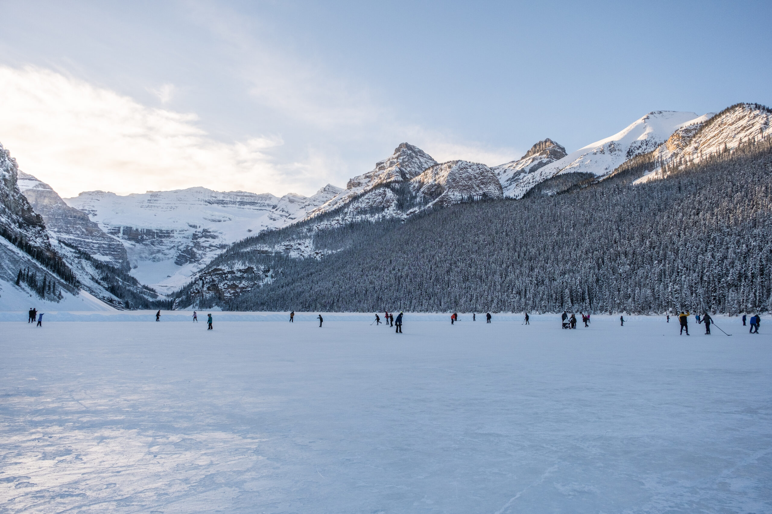 Why Ice Skating is at its Best in Lake Louise