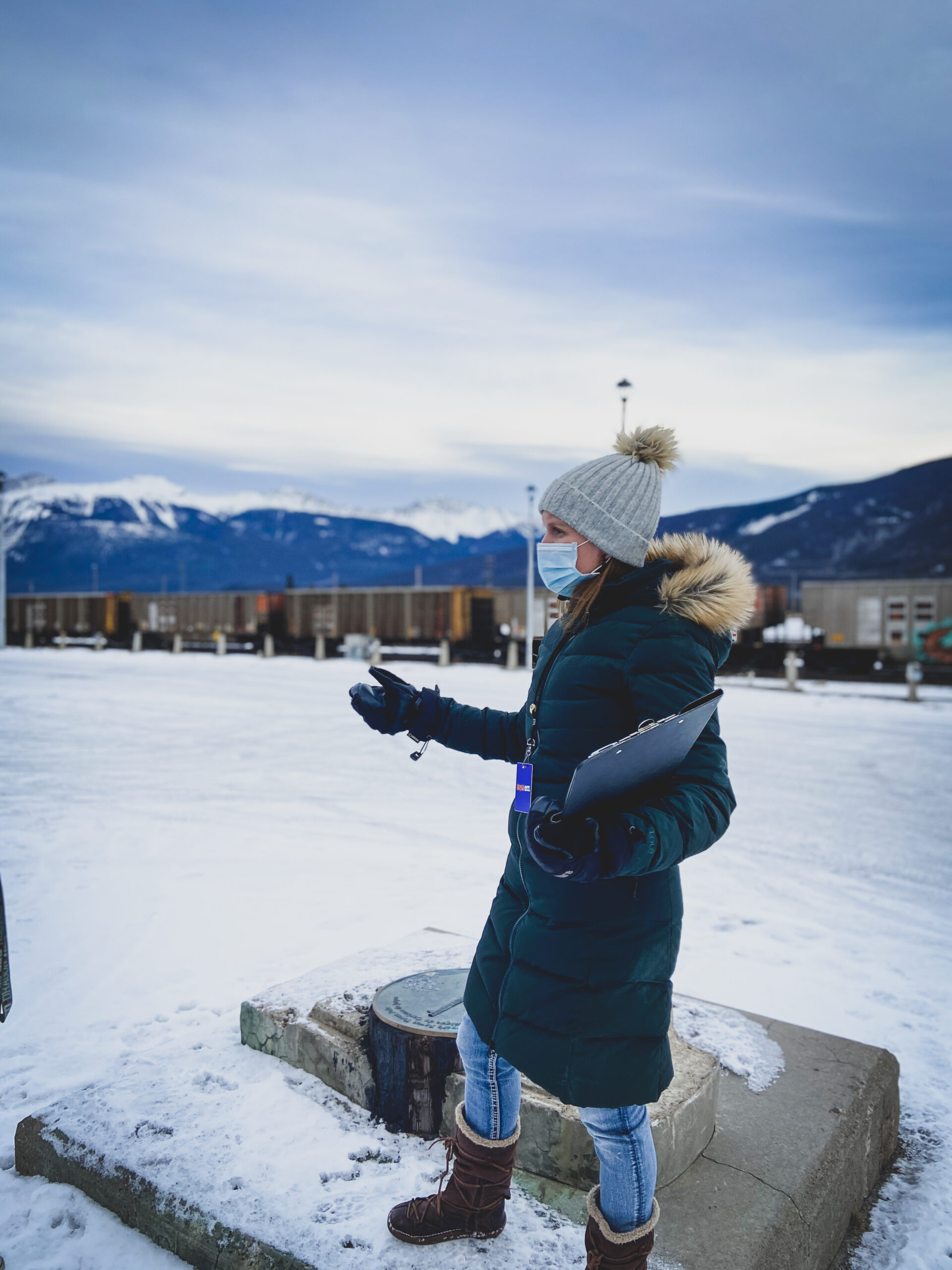 Jasper in winter