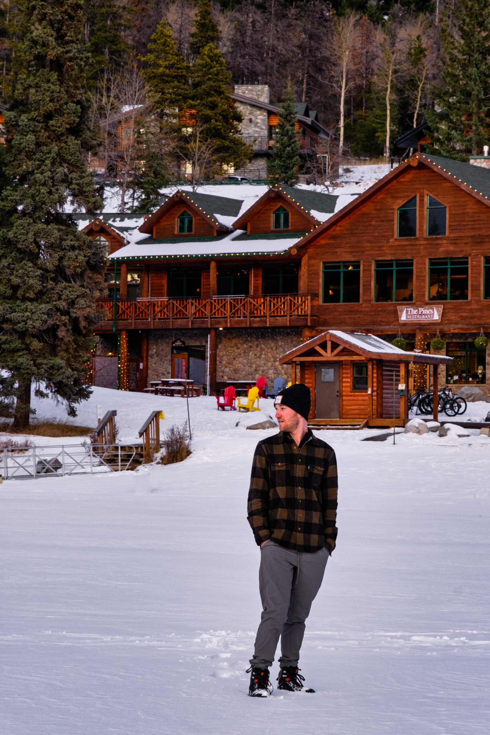 jasper national park in winter