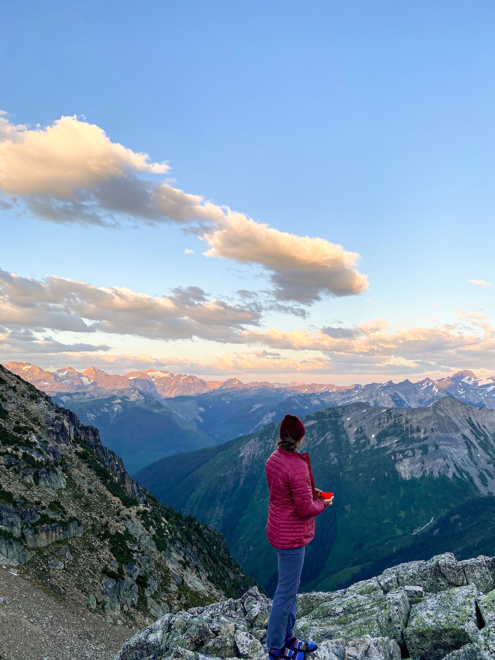 taking in the view