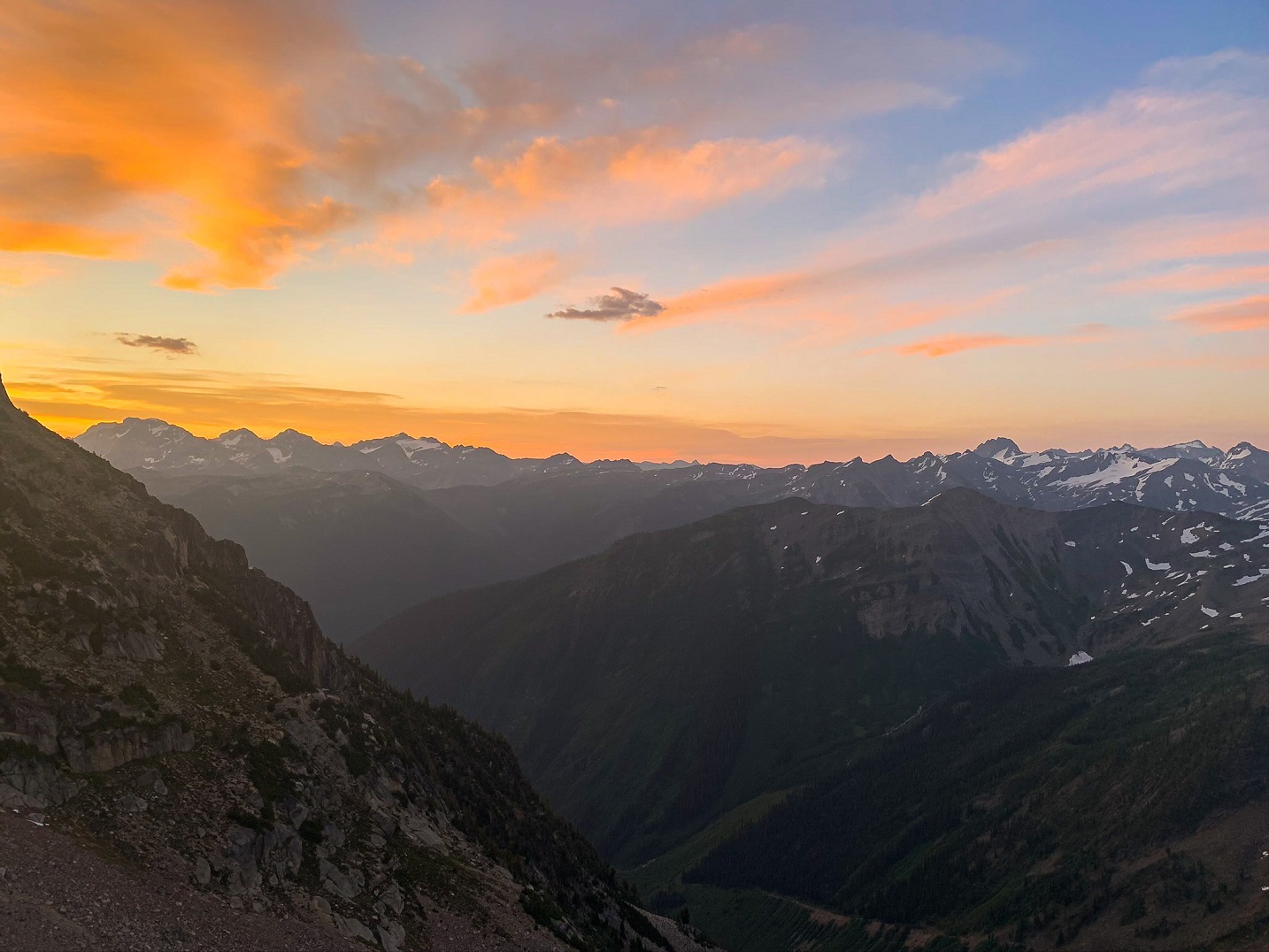 view from Applebee Dome Campground 