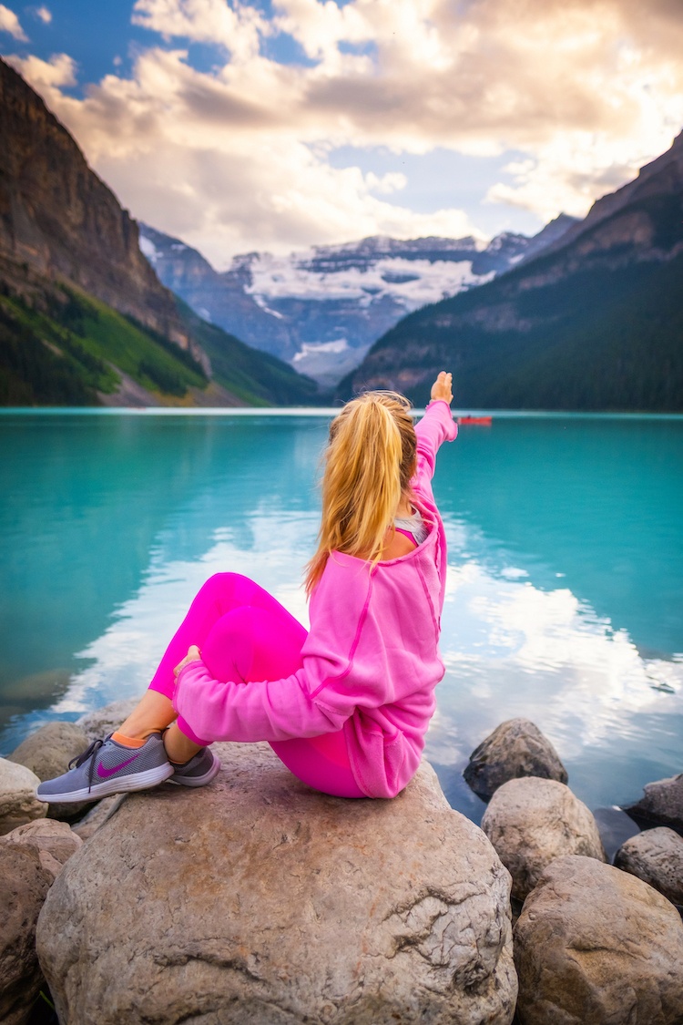 natasha at Lake Louise