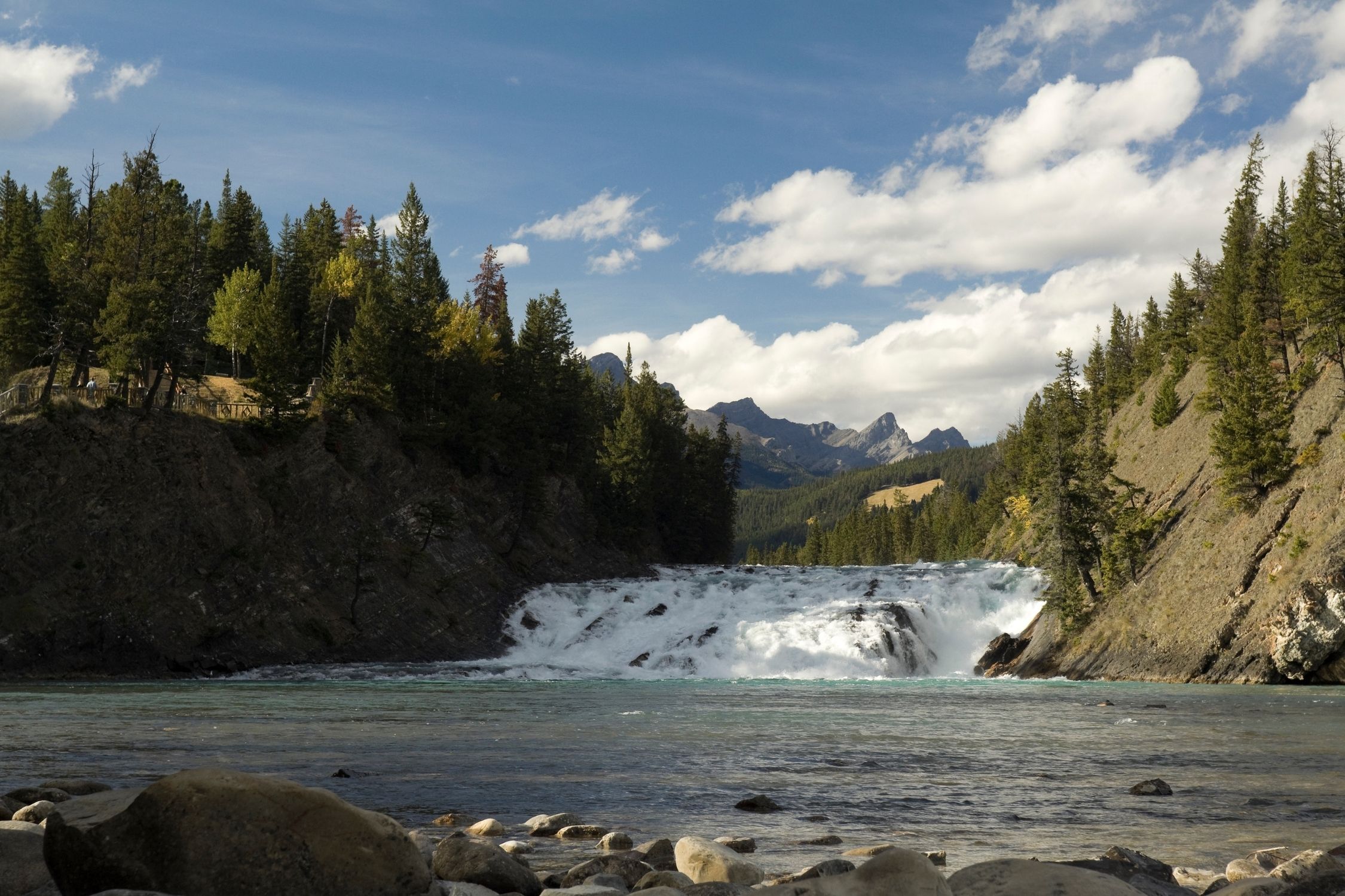 Bow Falls on the Bow River