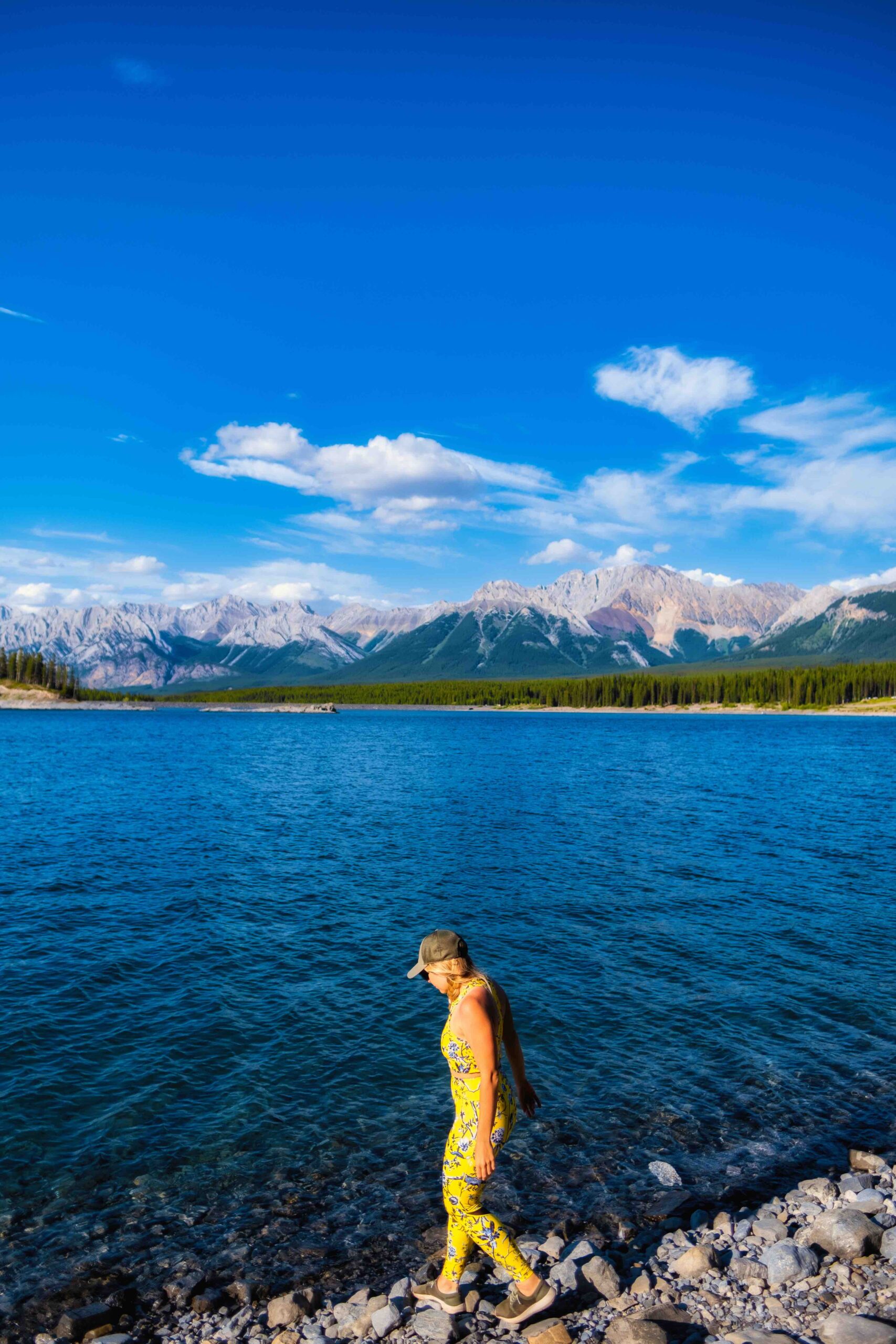 Kananaskis Lakes on a summer day