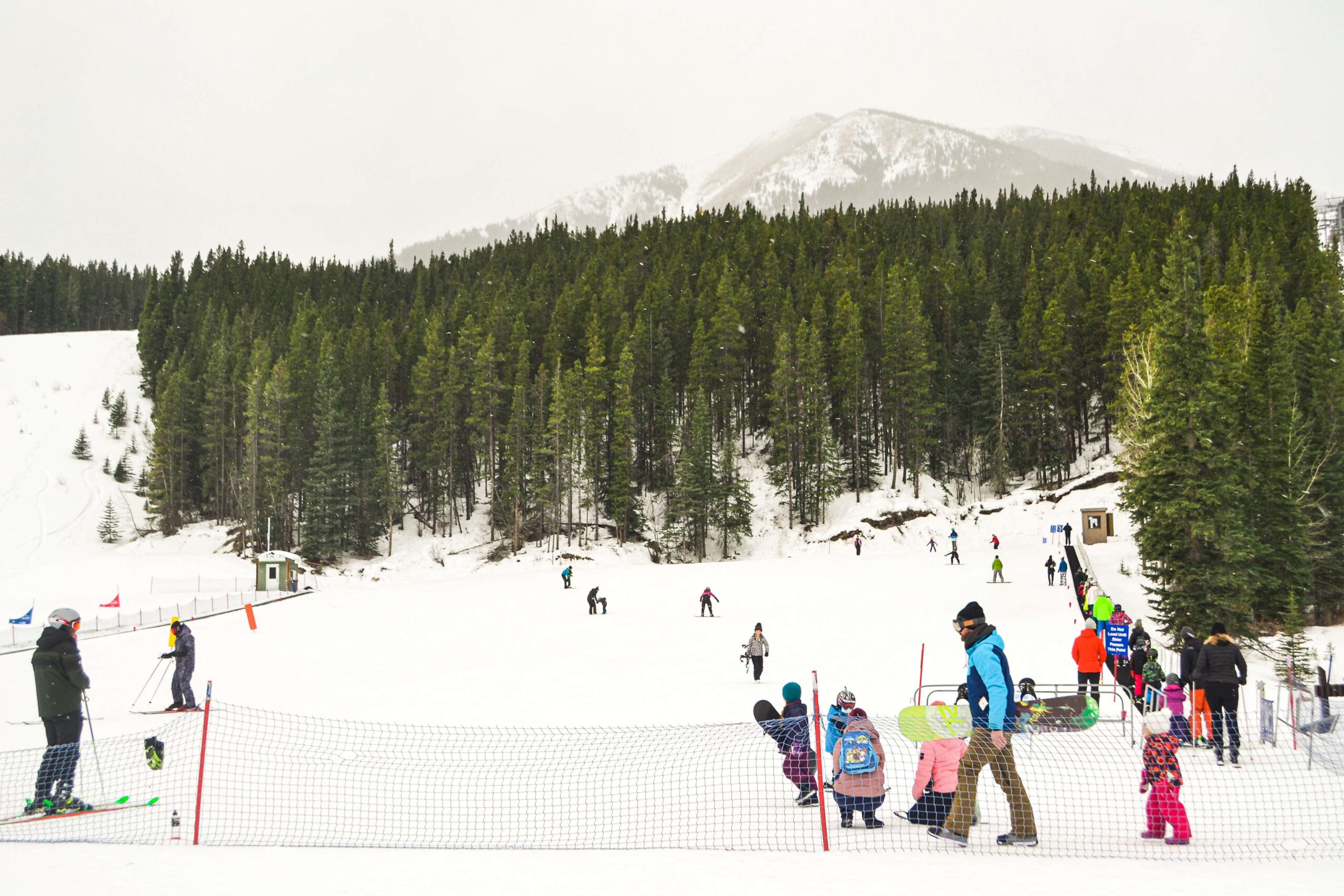 The Beginner Zone at Nakiska Ski Resort
