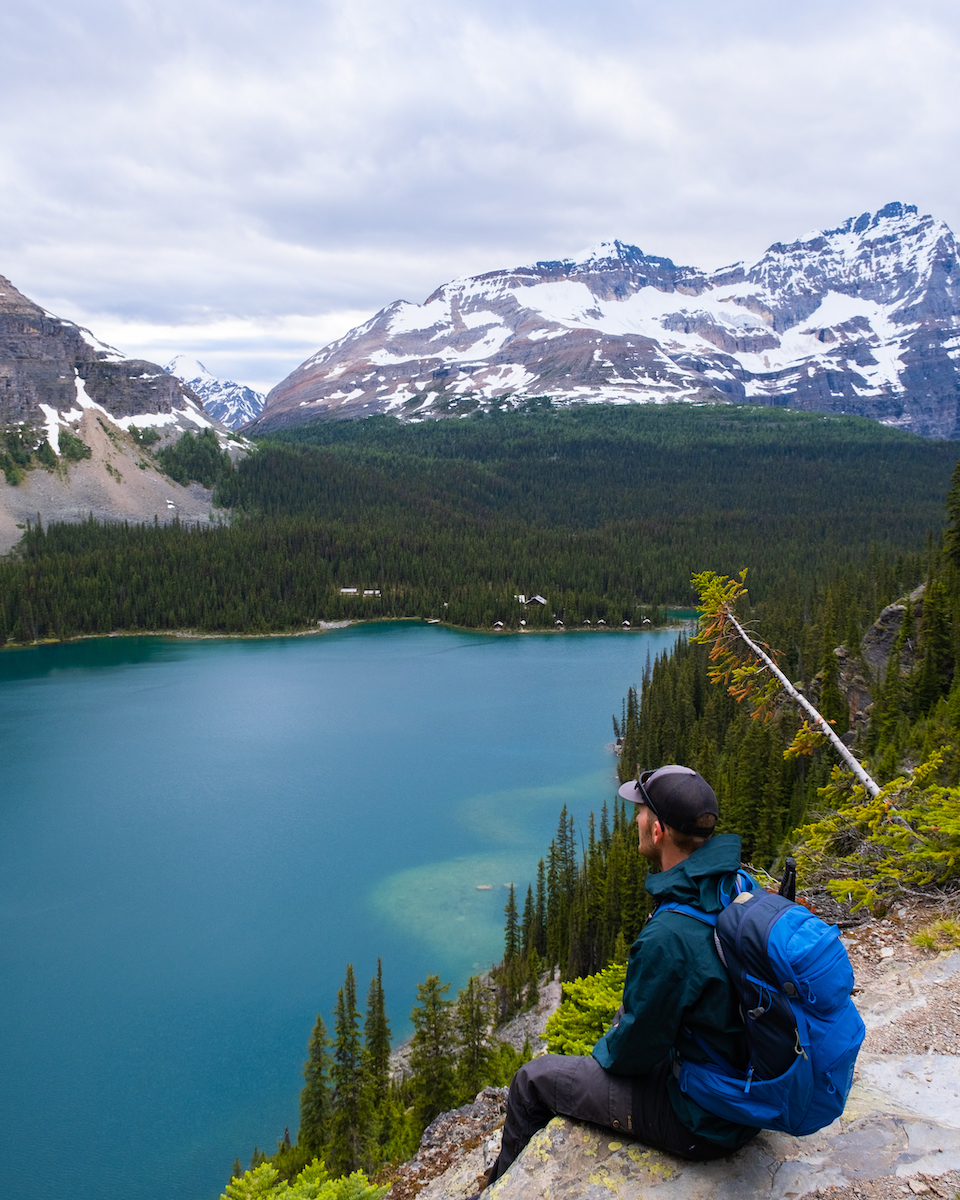 Sitting Above Lake O'Hara