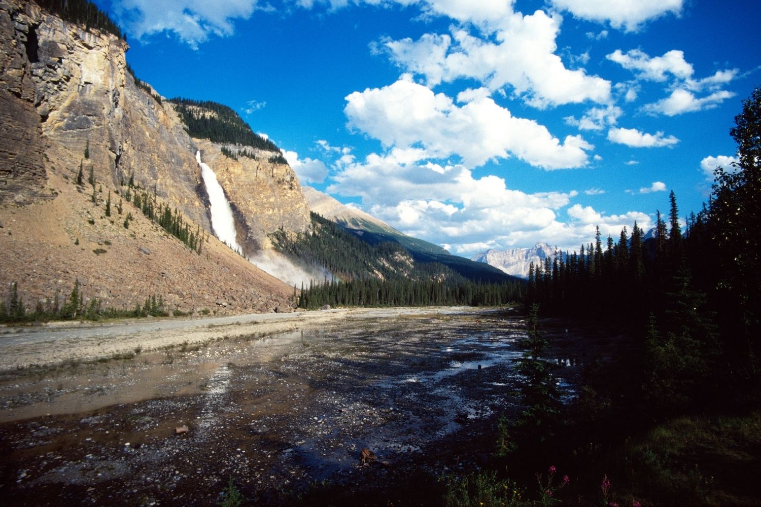 Takakkaw Falls camping