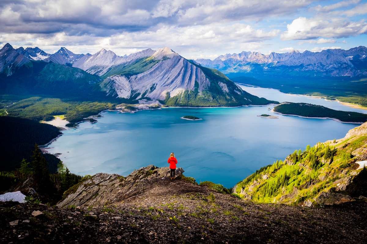 Kananaskis Lakes from Sarrail Ridge