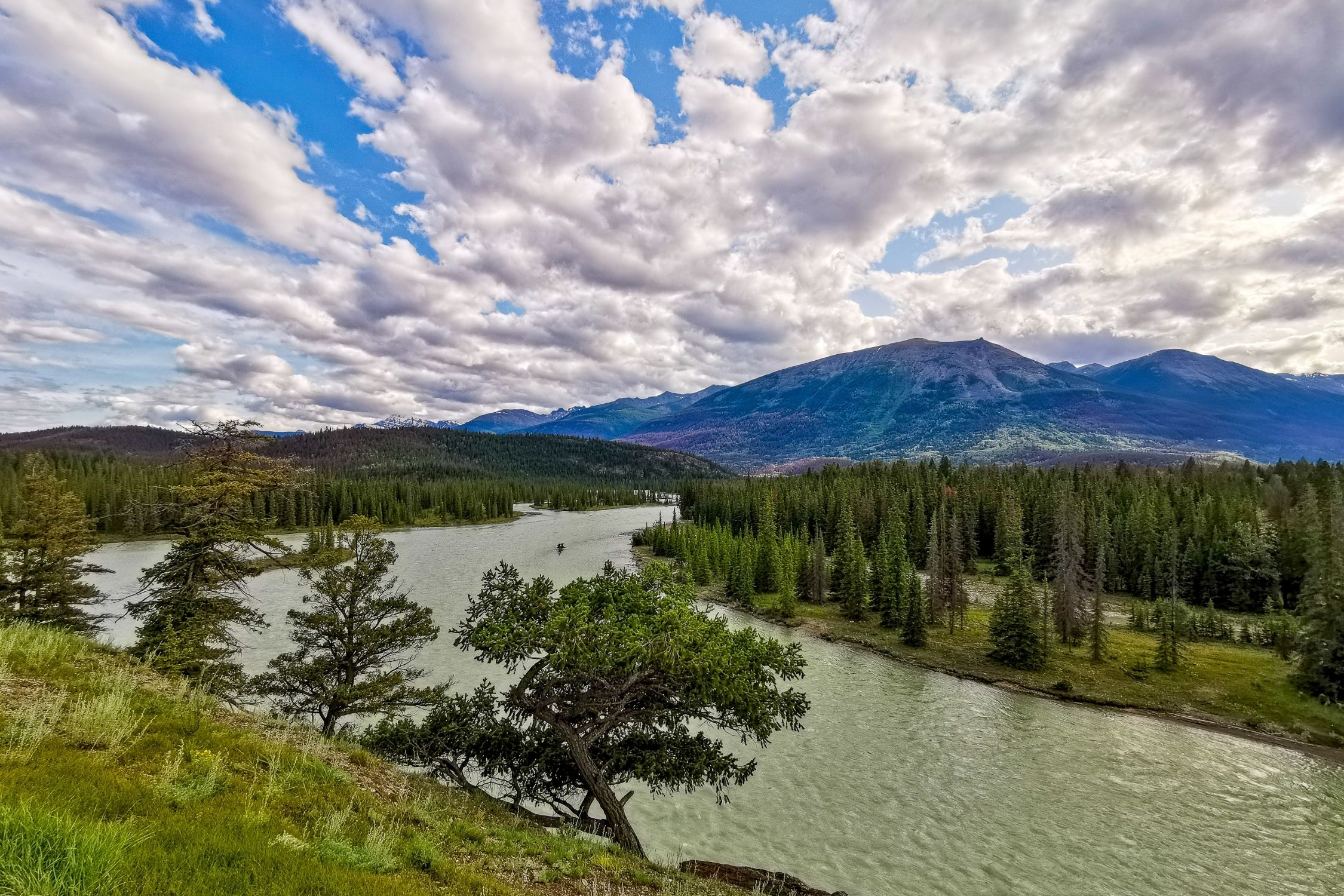 Athabasca River in Jasper