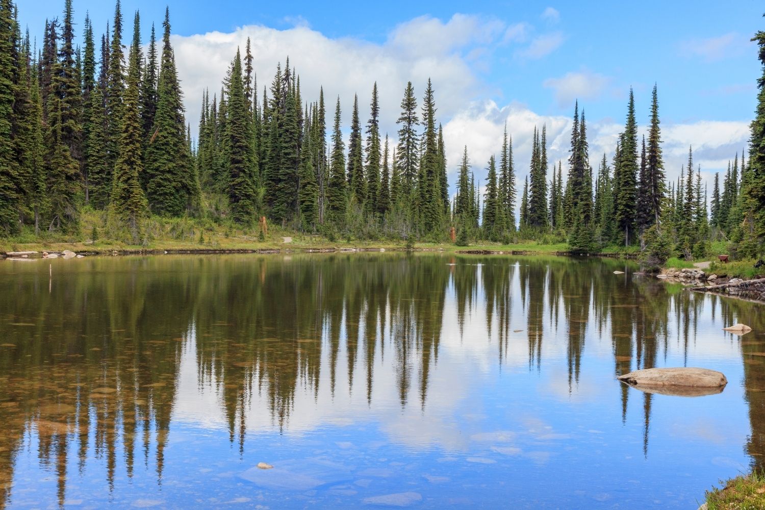 Echo Lake in Revelstoke