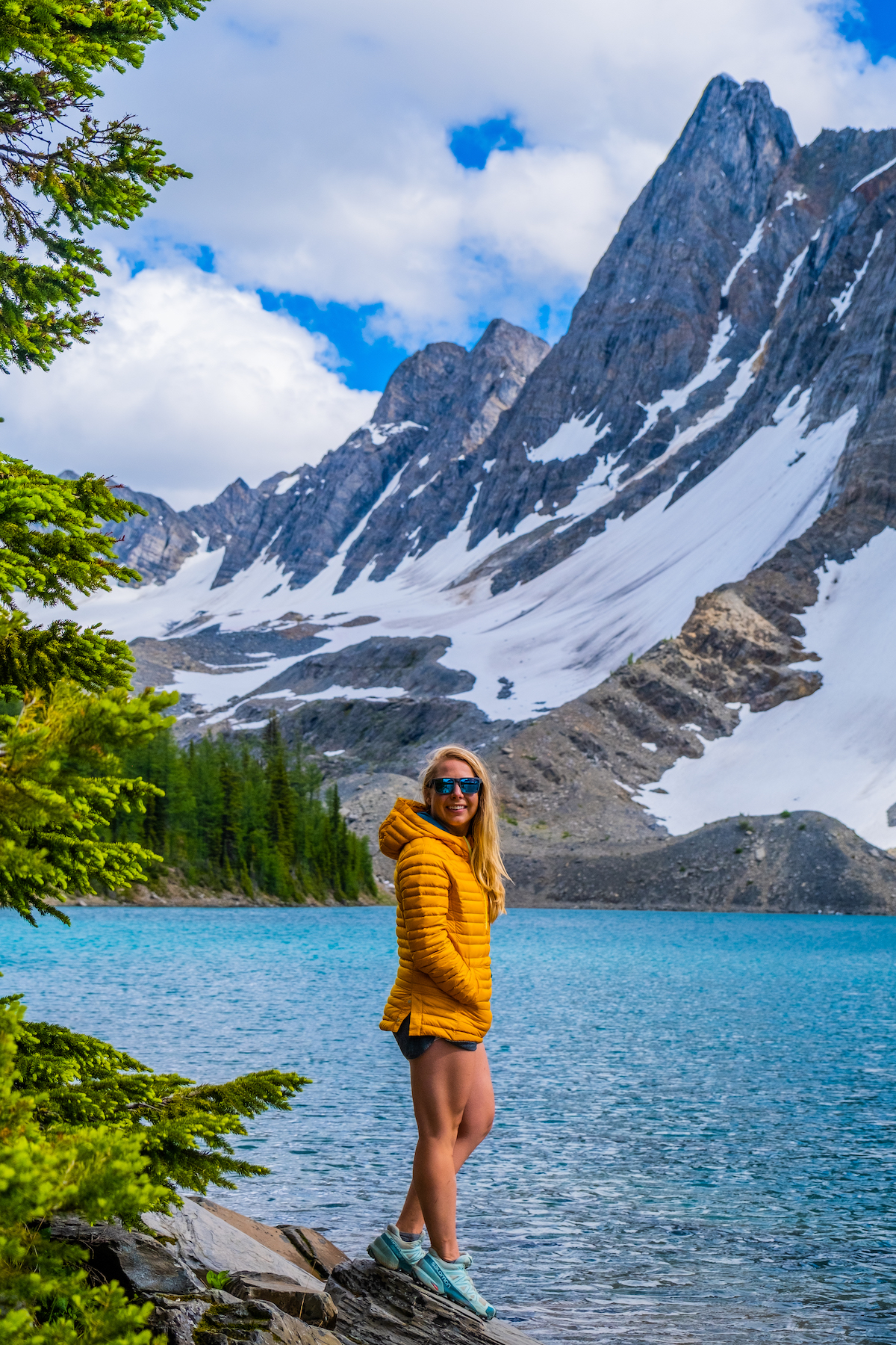 floe lake in the kootenays