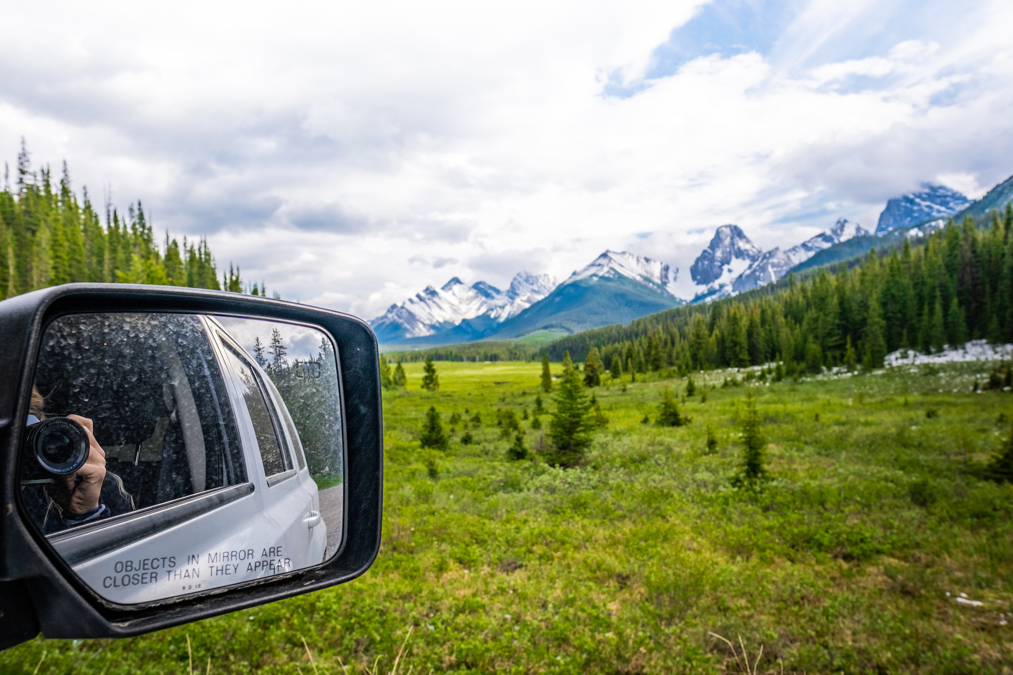 Mount Shark Road Side Mirror