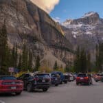 moraine lake parking