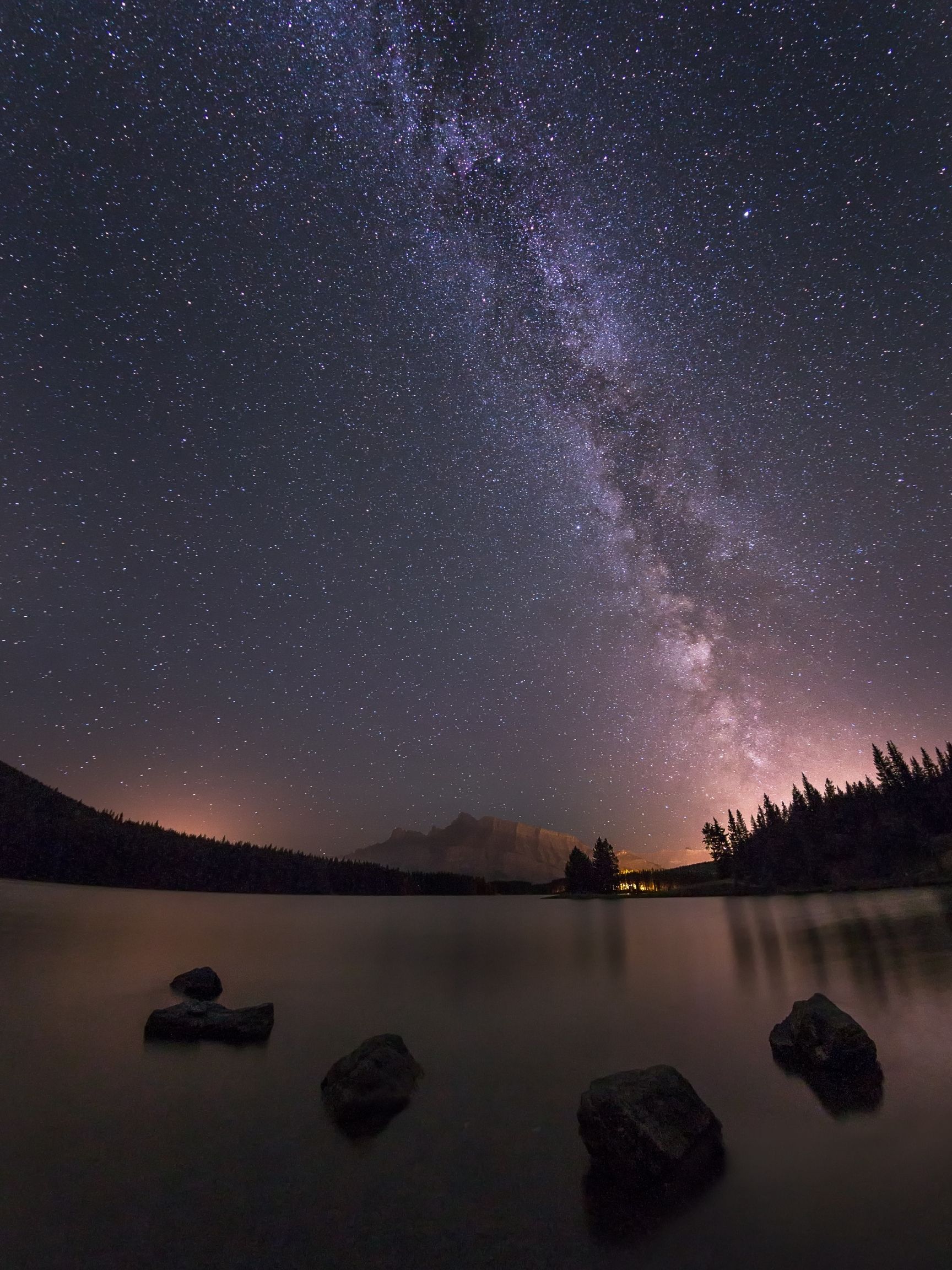 Starry Night At Two Jack Lake