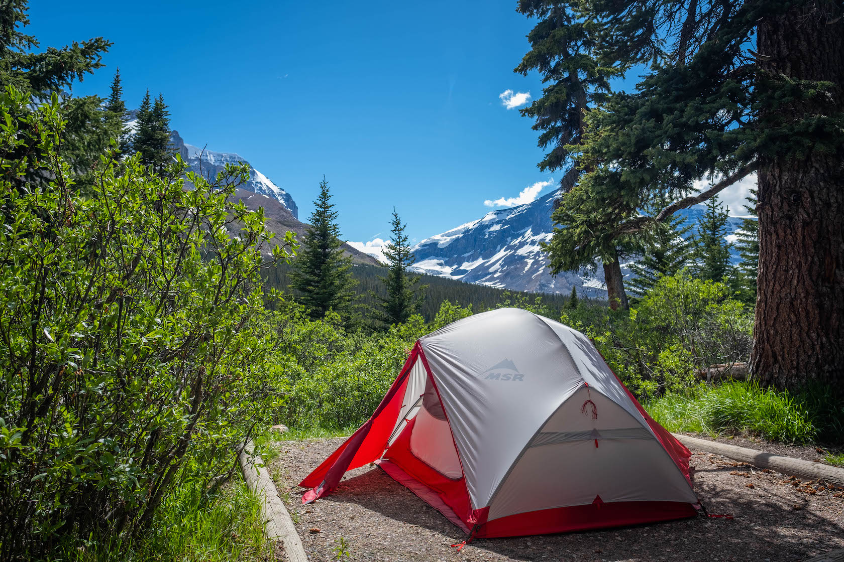 camping in banff