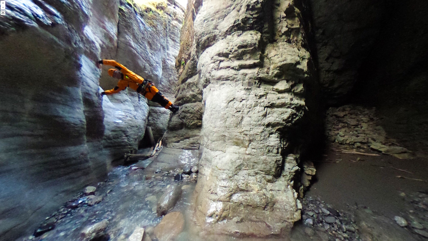 canyoning in jasper