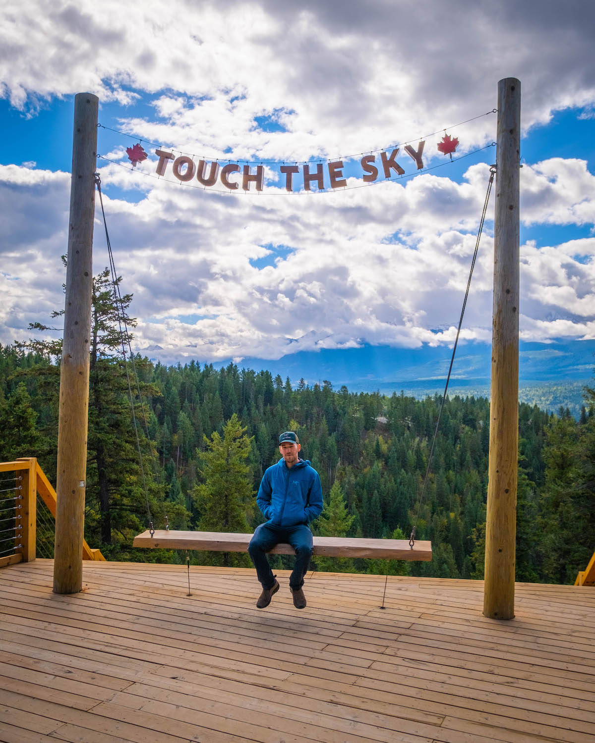 cameron on the golden skybridge