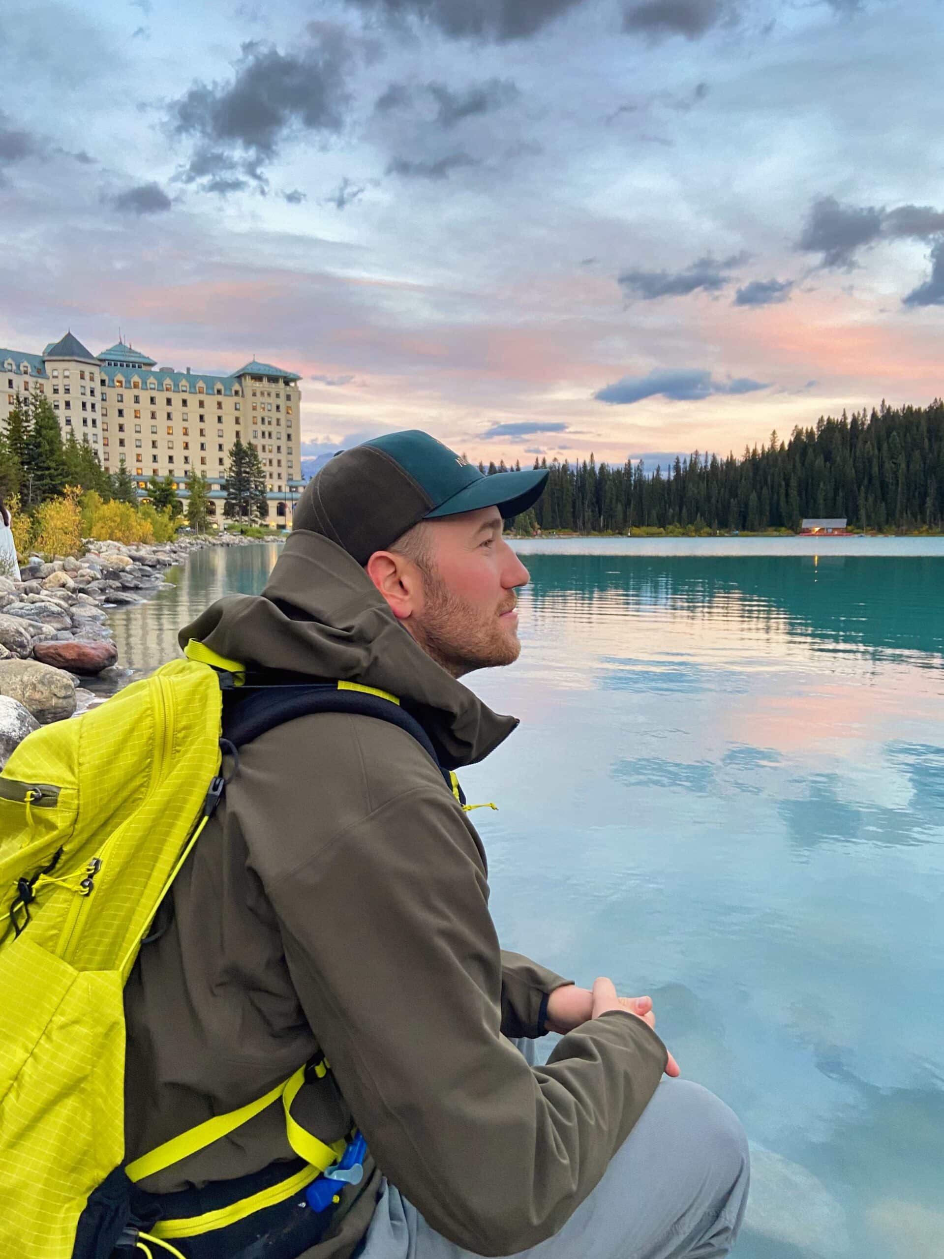 Cameron At Lake Louise